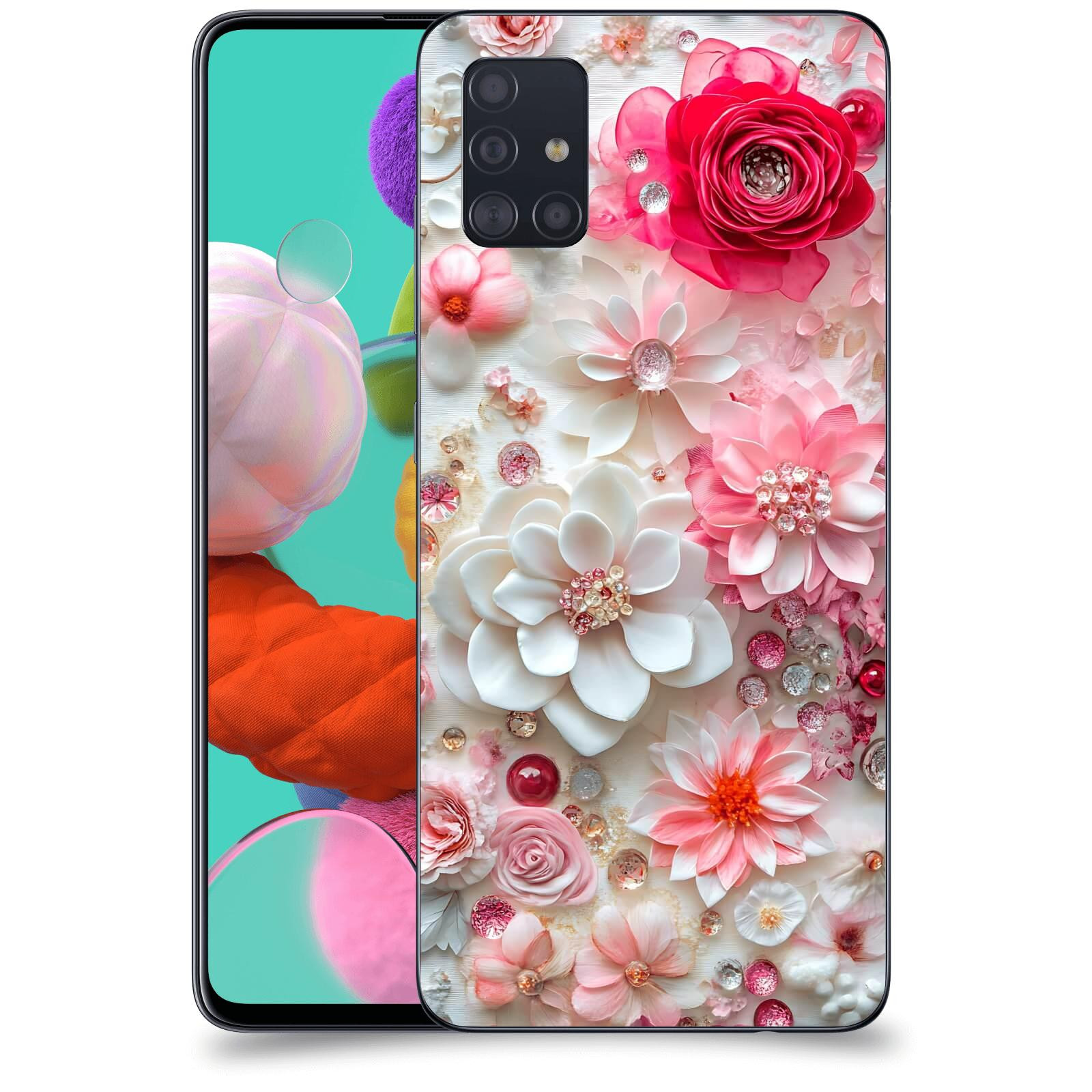 ACOVER Kryt na mobil Samsung Galaxy A51 A515F - Květinový luxus