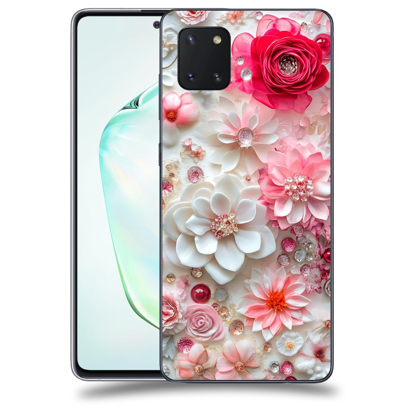 ACOVER Kryt na mobil Samsung Galaxy Note 10 Lite N770F - Květinový luxus