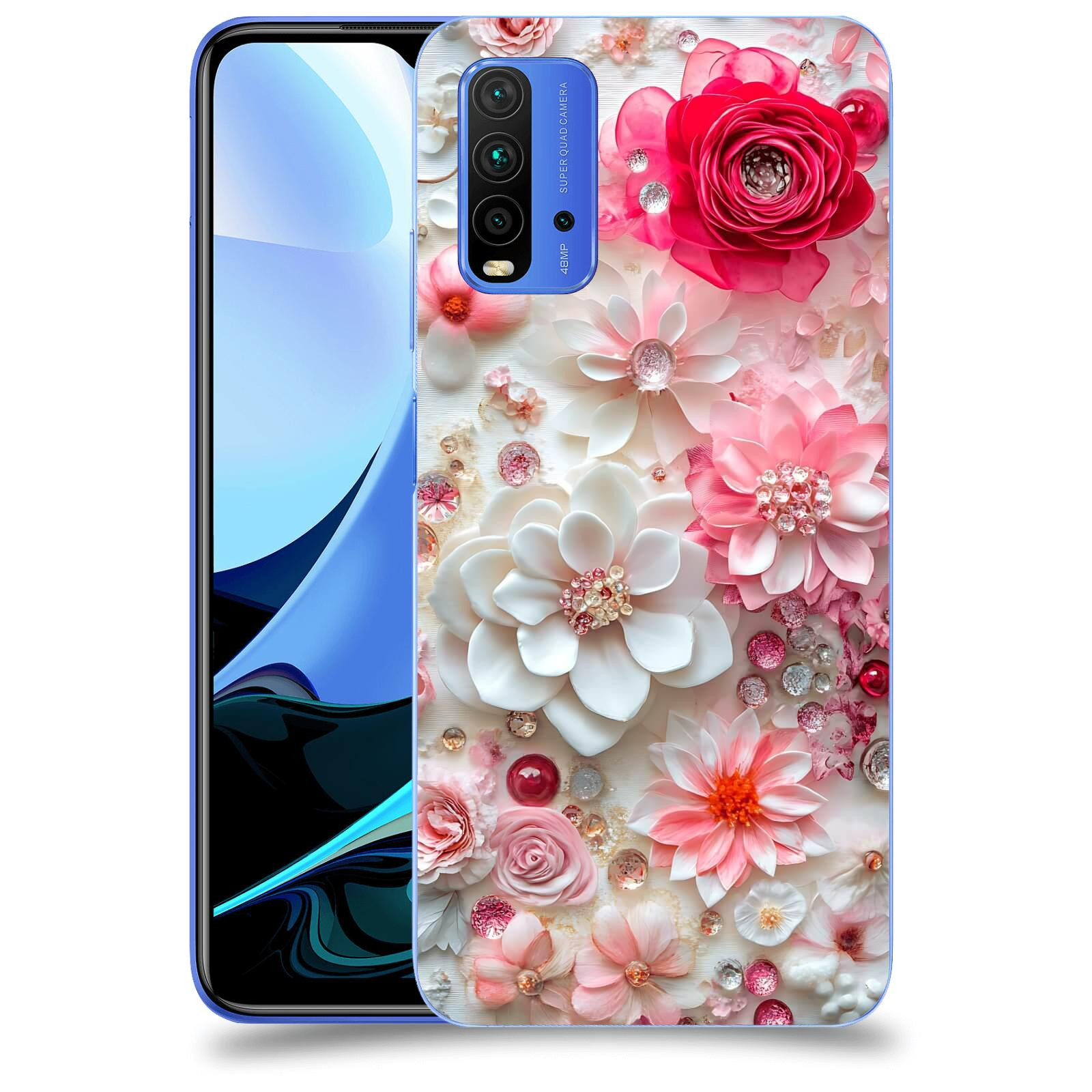 ACOVER Kryt na mobil Xiaomi Mi 9T (Pro) - Květinový luxus