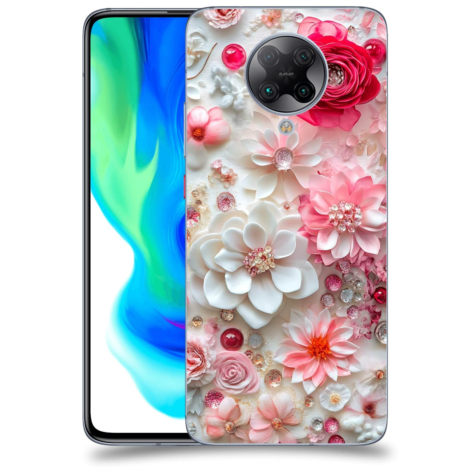 ACOVER Kryt na mobil Xiaomi Poco F2 Pro - Květinový luxus