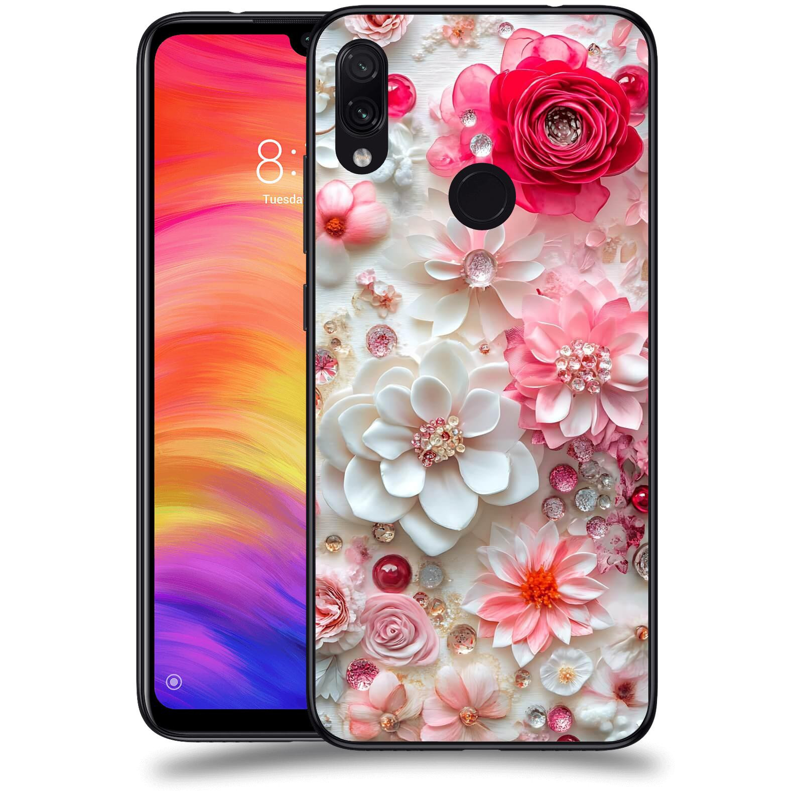 ACOVER Kryt na mobil Xiaomi Redmi Note 7 - Květinový luxus
