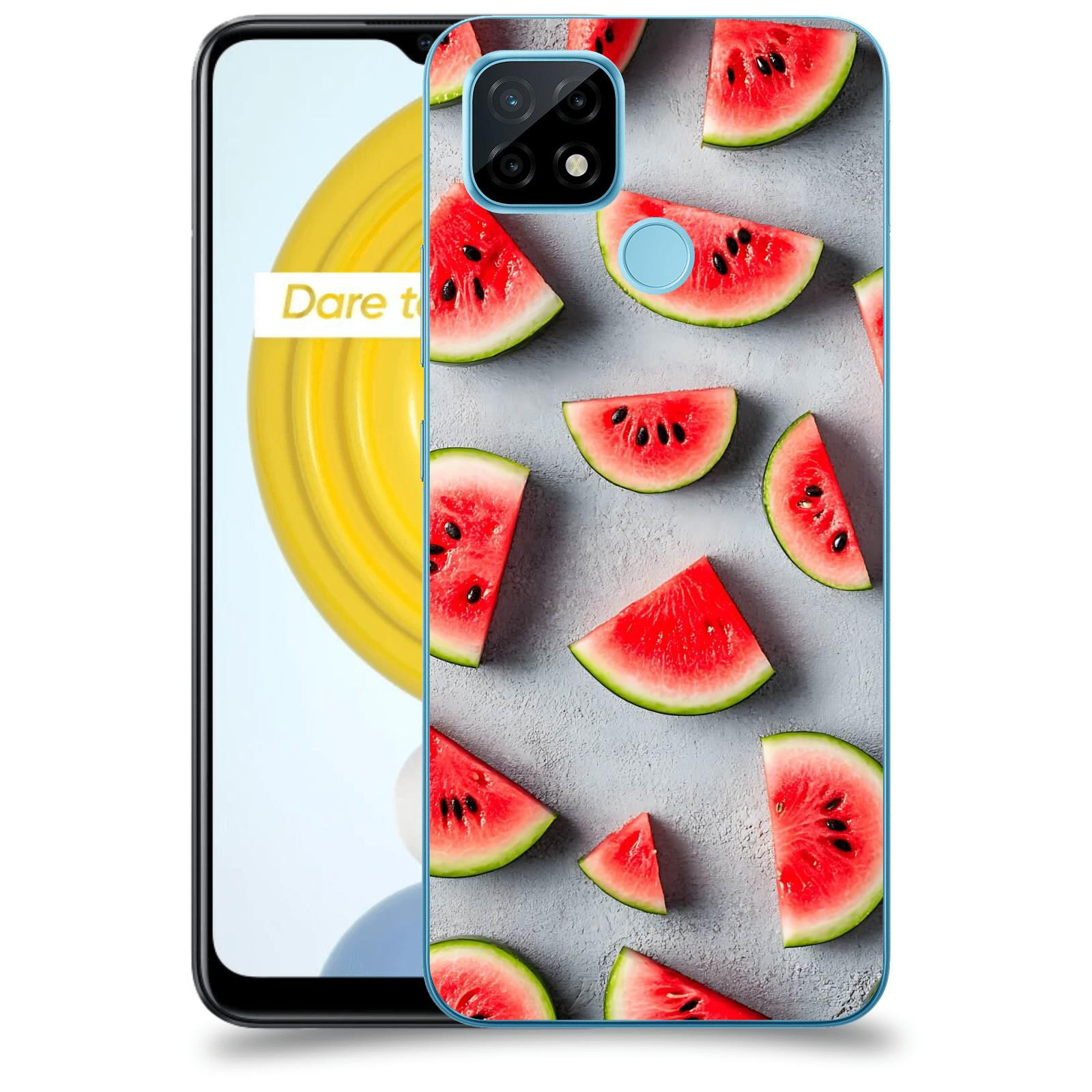 ACOVER Kryt na mobil Realme C21 - Letní osvěžení