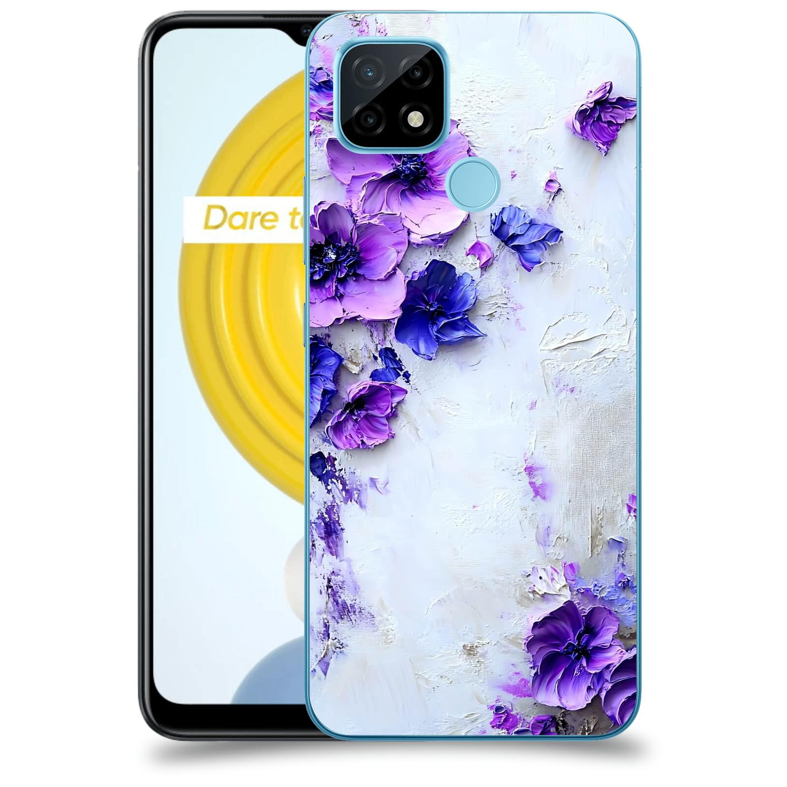 ACOVER Kryt na mobil Realme C21 - Malířská něha