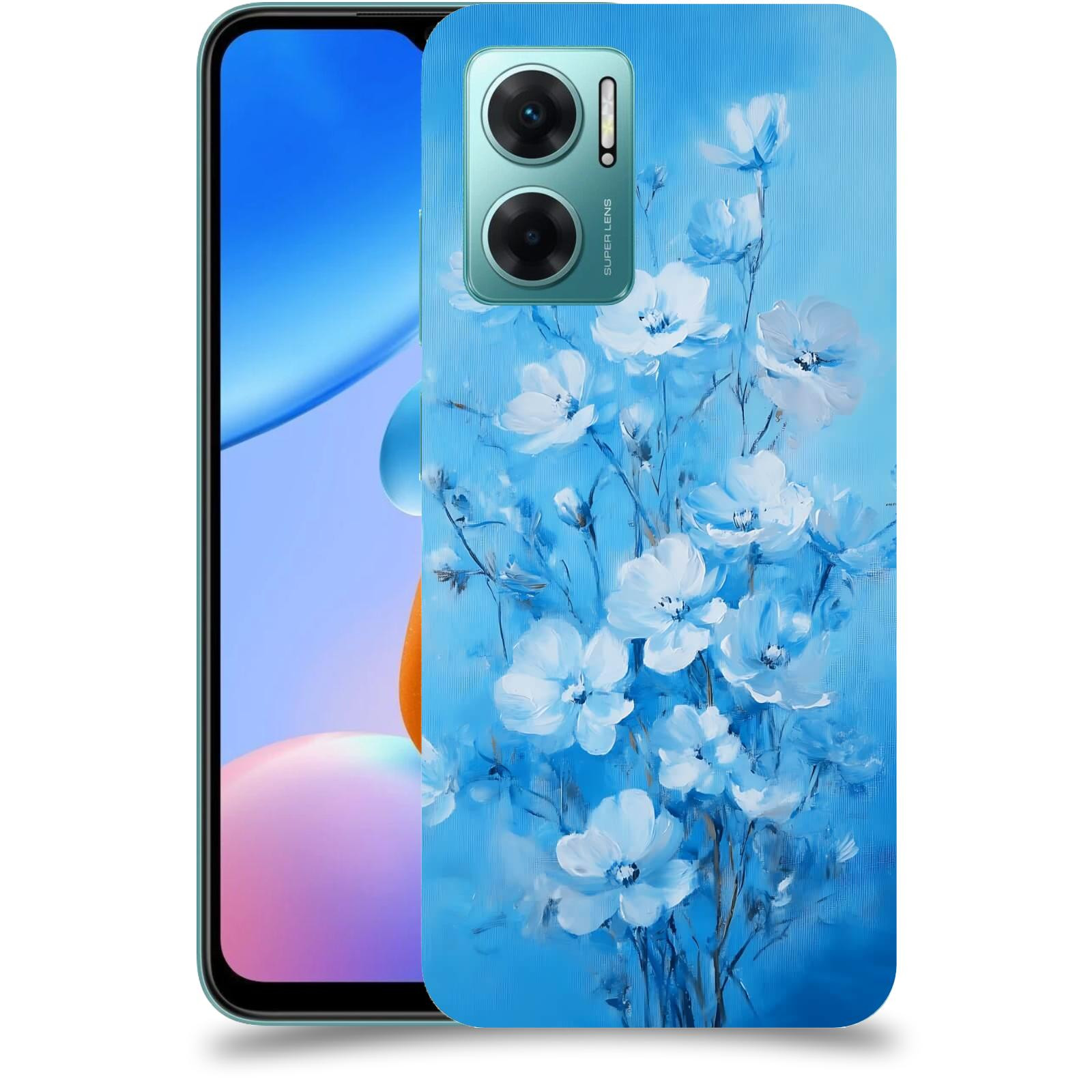 ACOVER Kryt na mobil Xiaomi Redmi 10 5G - Modrá ilustrace