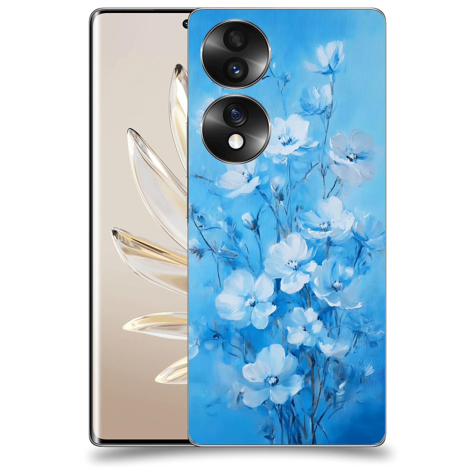 ACOVER Kryt na mobil Honor 70 - Modrá ilustrace