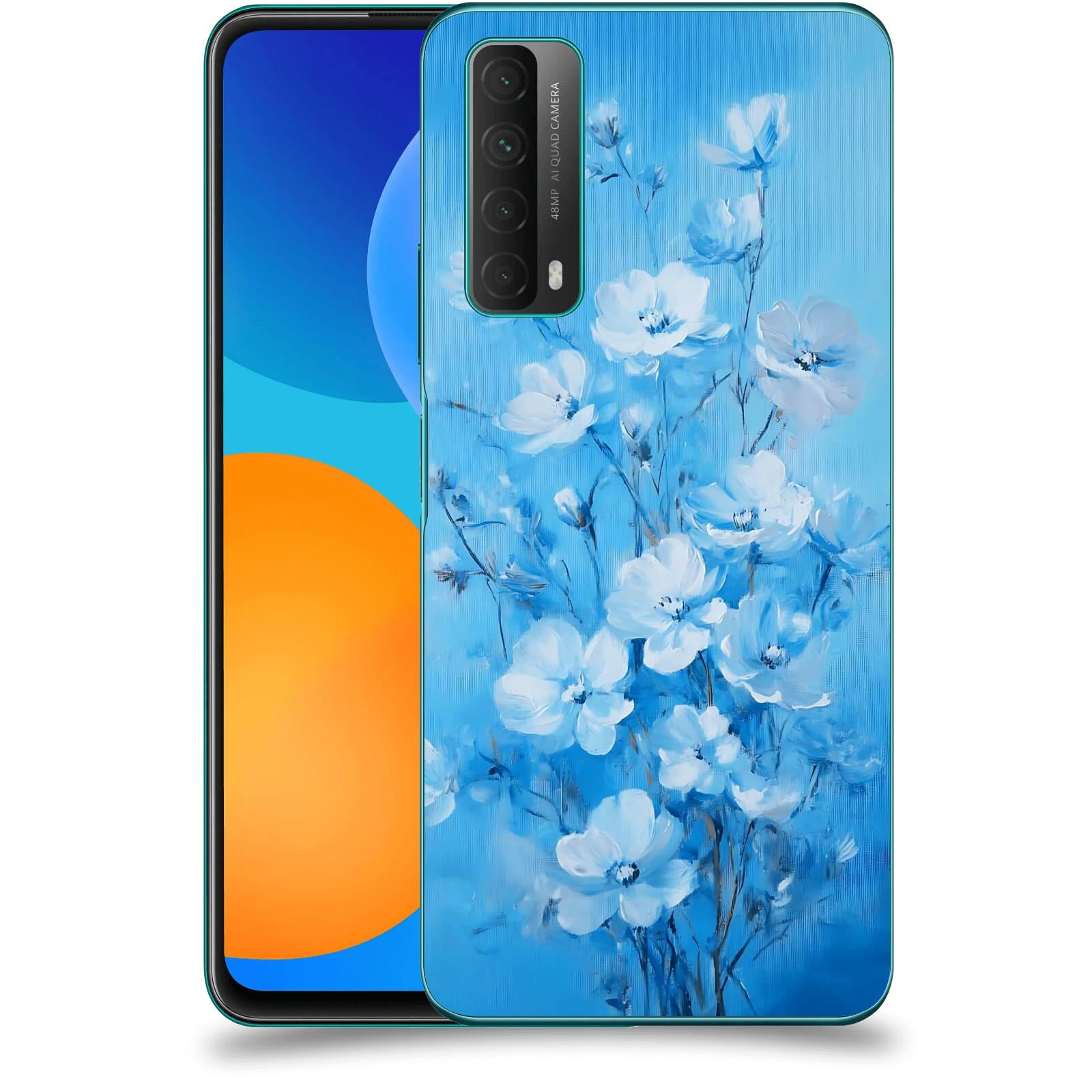 ACOVER Kryt na mobil Huawei P Smart 2021 - Modrá ilustrace