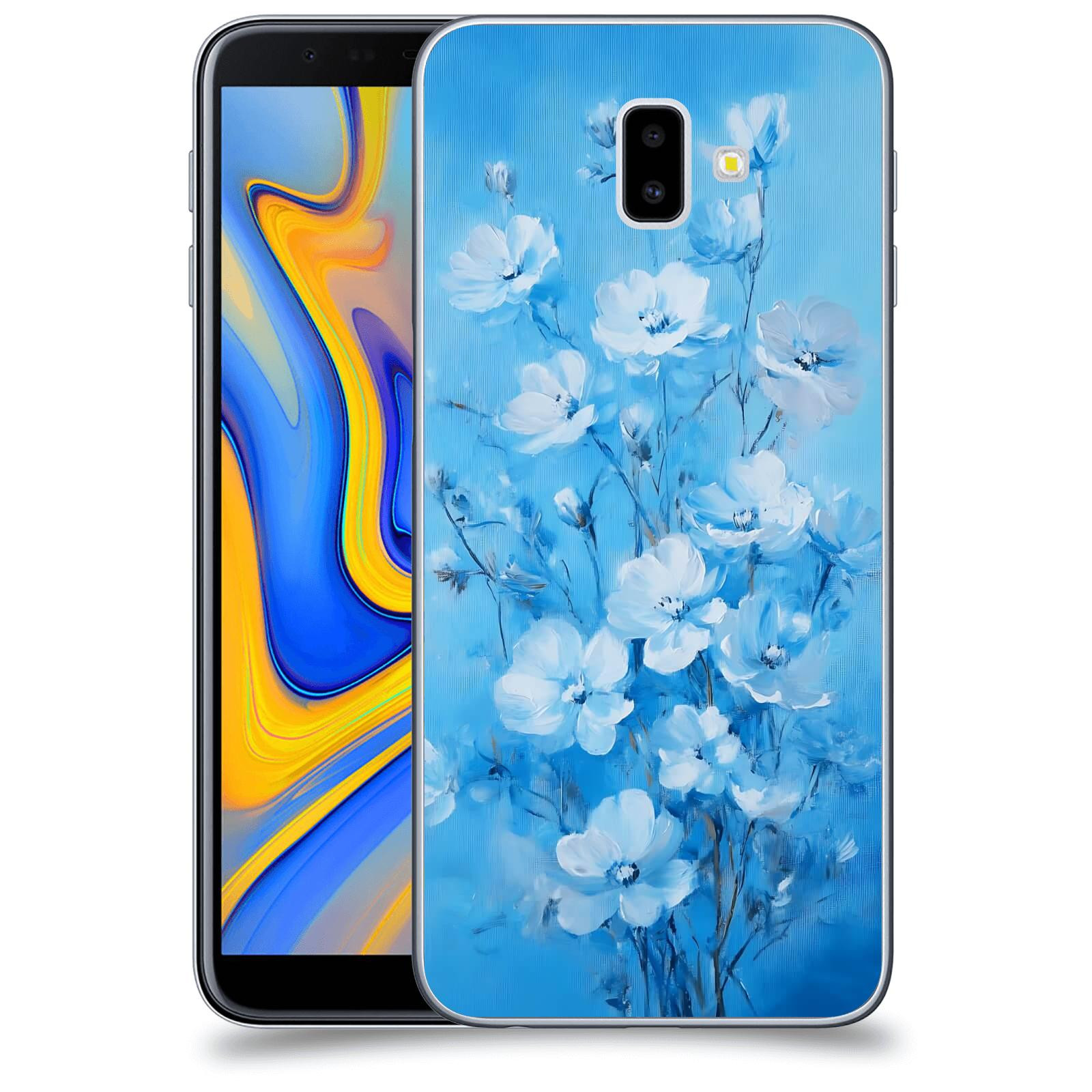 ACOVER Kryt na mobil Samsung Galaxy J6+ J610F - Modrá ilustrace