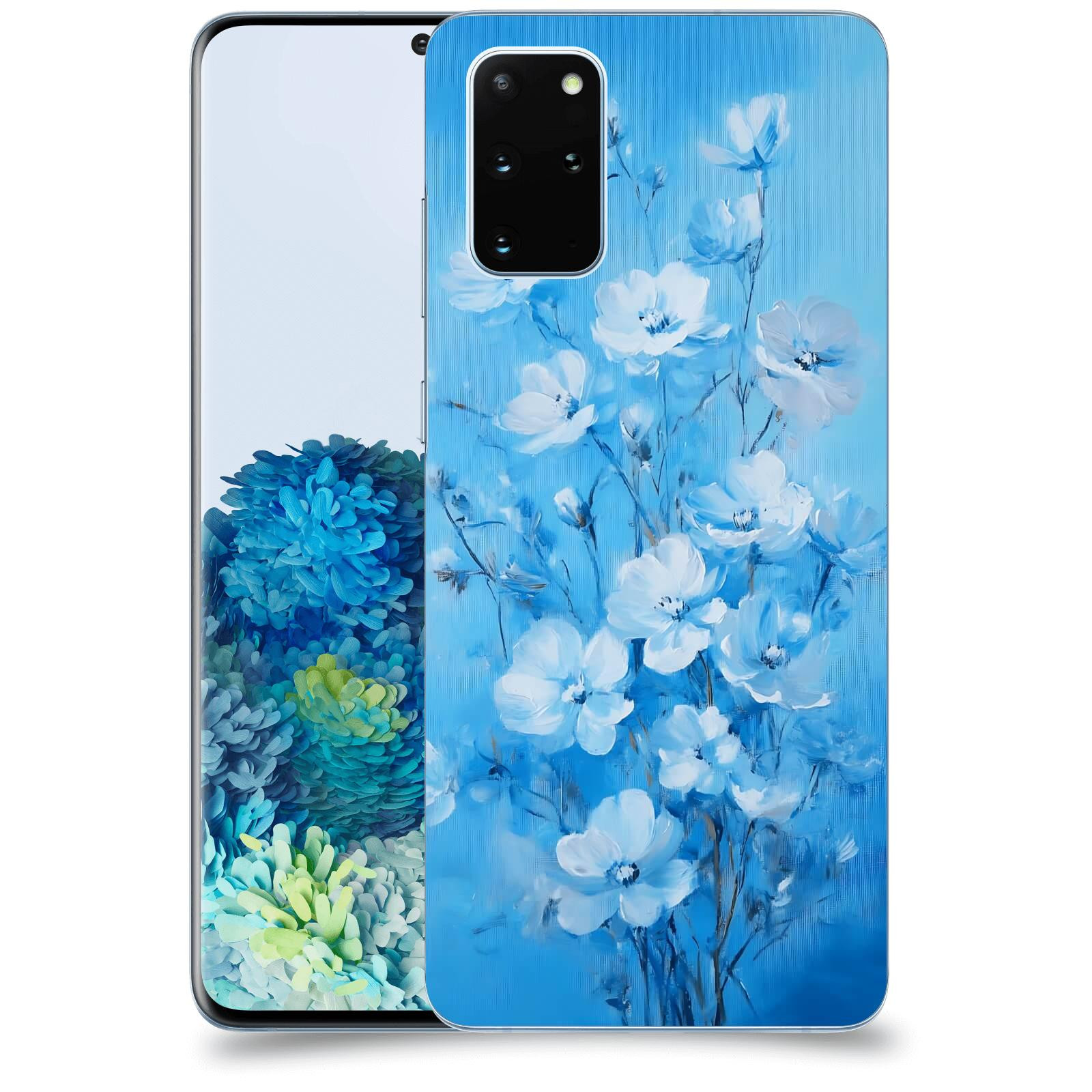 ACOVER Kryt na mobil Samsung Galaxy S20+ G985F - Modrá ilustrace