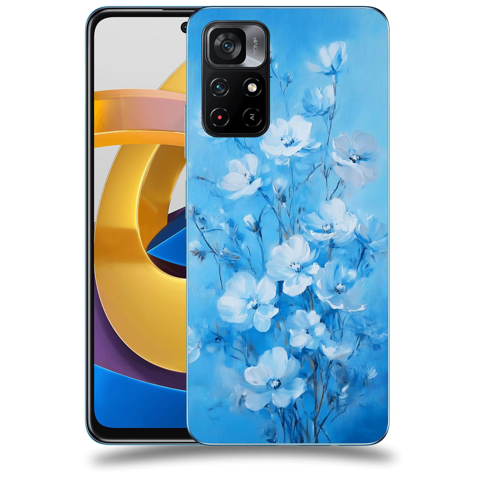 ACOVER Kryt na mobil Xiaomi Poco M4 Pro - Modrá ilustrace