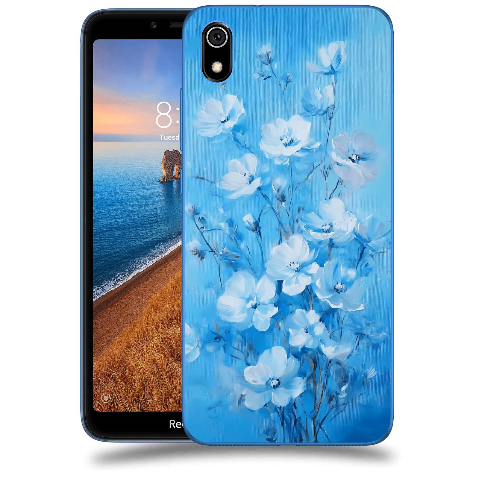 ACOVER Kryt na mobil Xiaomi Redmi 7A - Modrá ilustrace