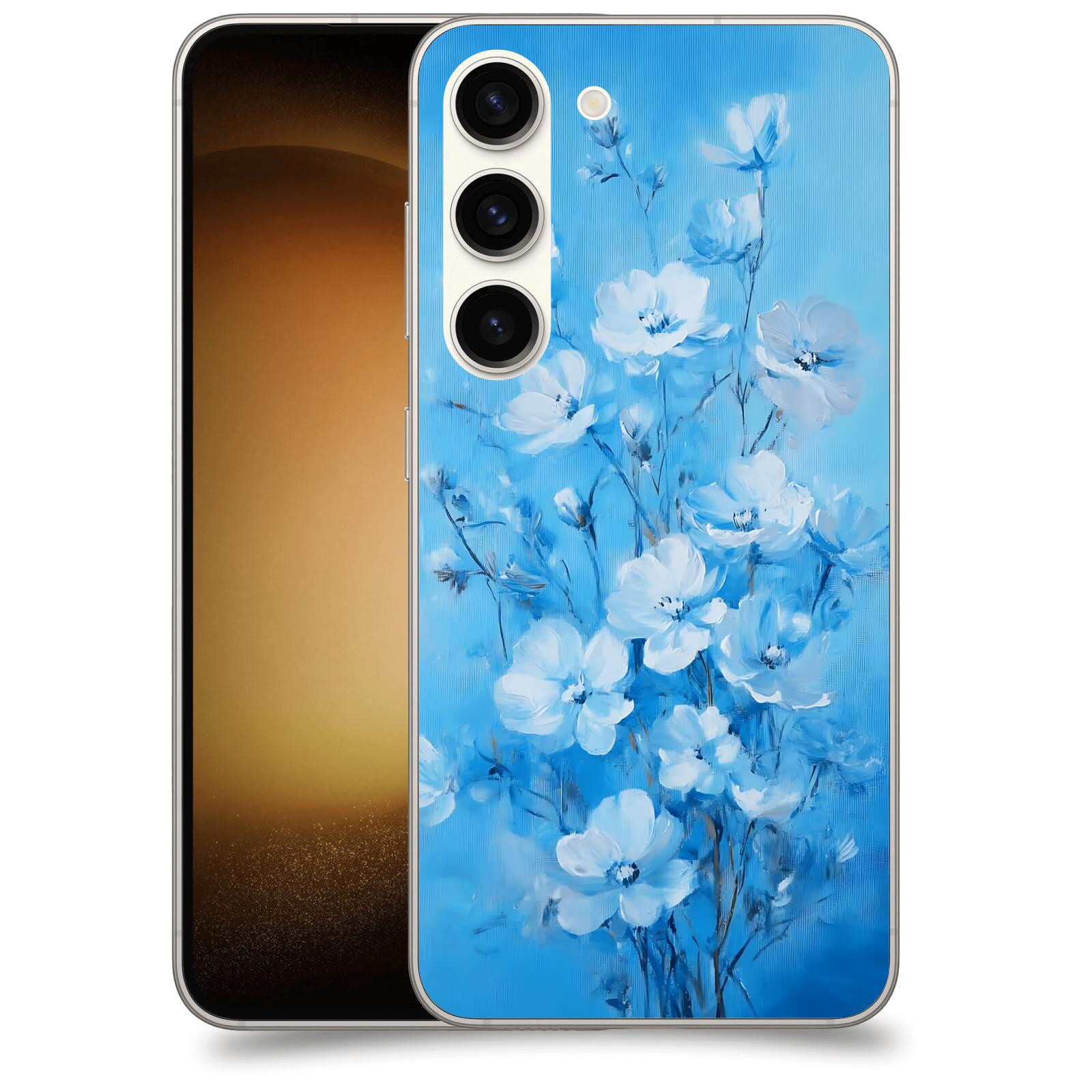 ACOVER Kryt na mobil Samsung Galaxy S23 5G - Modrá ilustrace