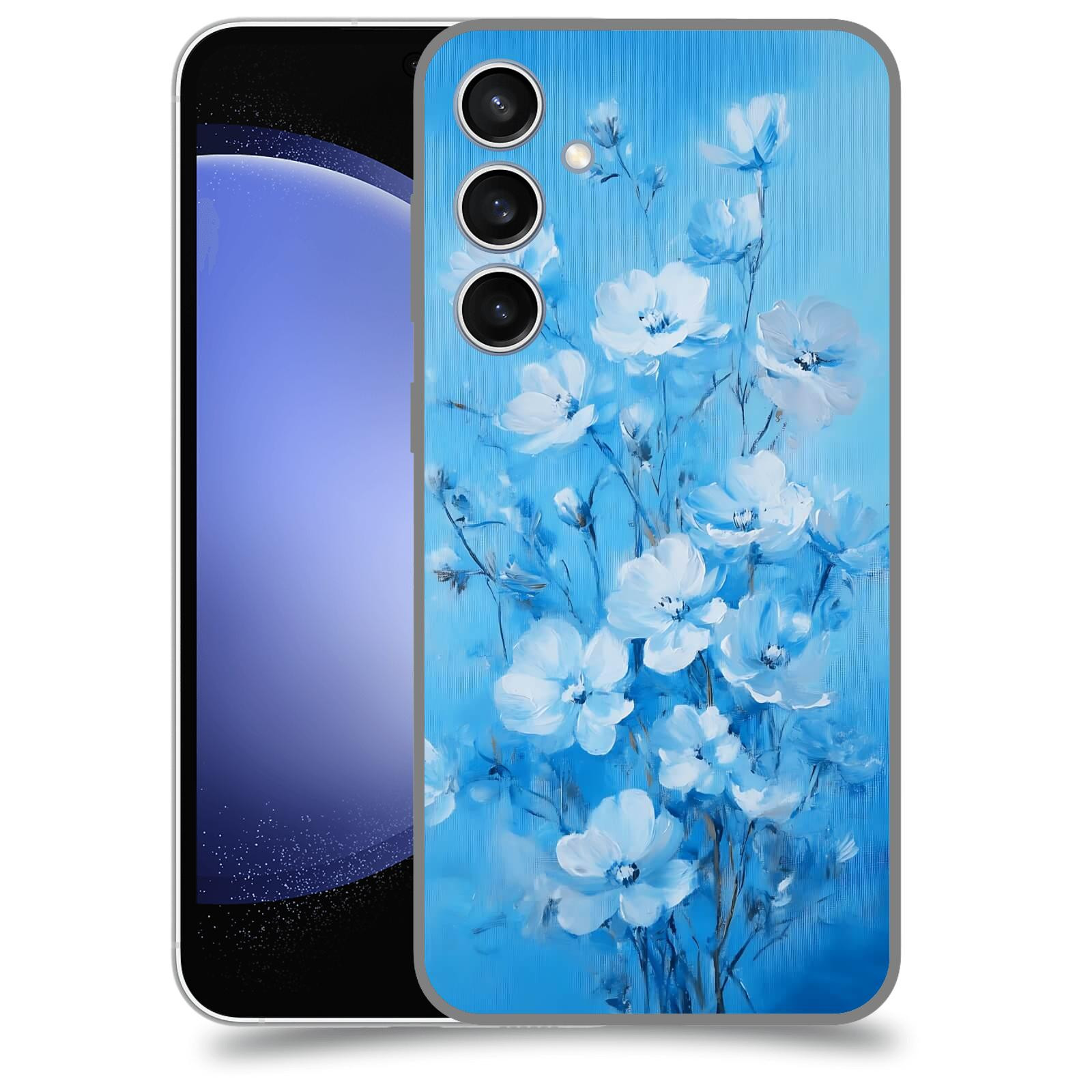 ACOVER Kryt na mobil Samsung Galaxy S23 FE - Modrá ilustrace