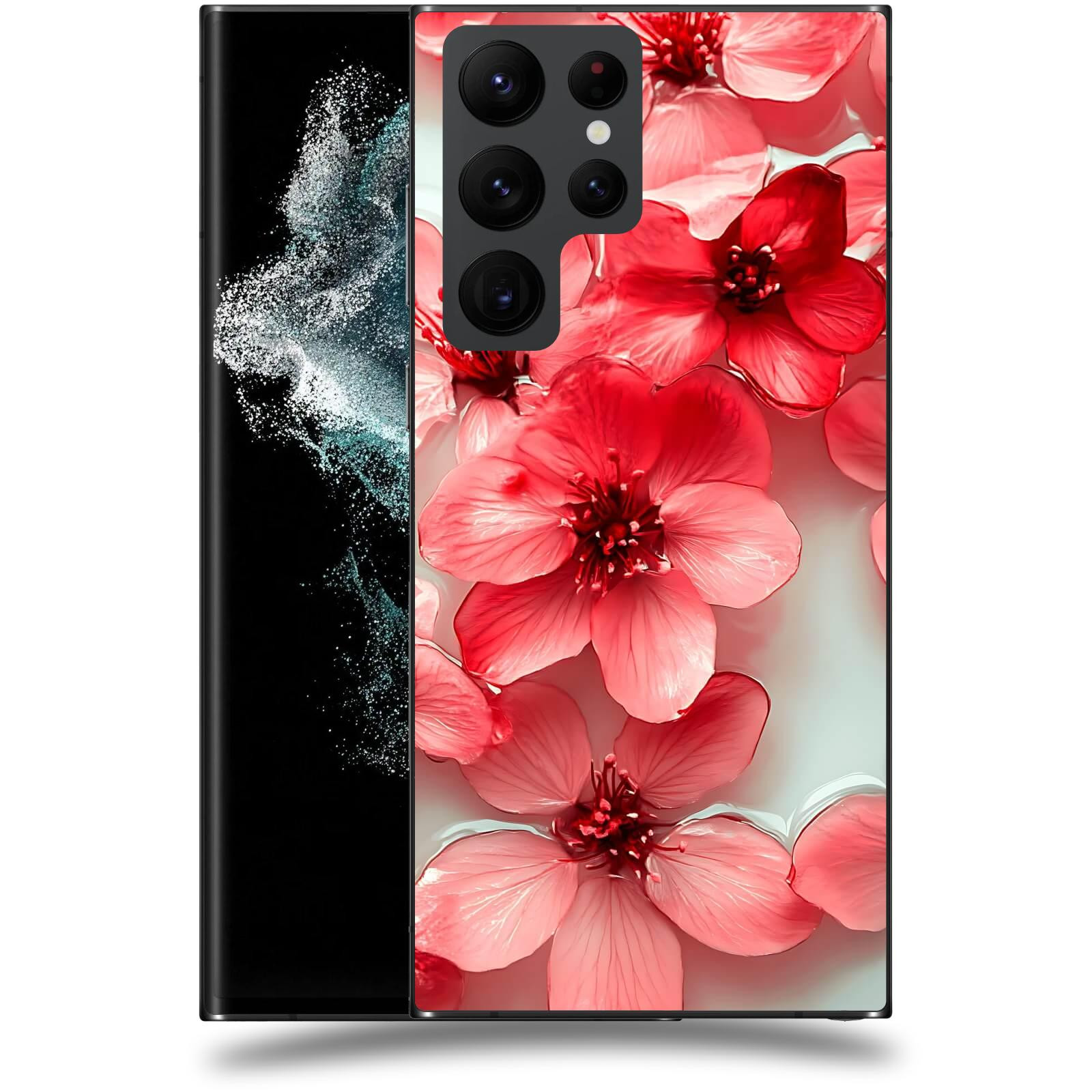 ACOVER Kryt na mobil Samsung Galaxy S22 Ultra 5G - Něžná svěžest