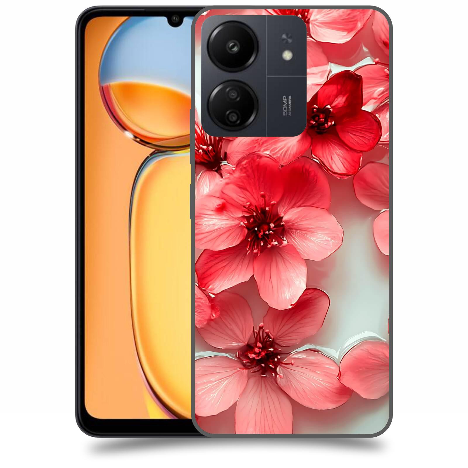ACOVER Kryt na mobil Xiaomi Redmi 13C 4G  Něžná svěžest
