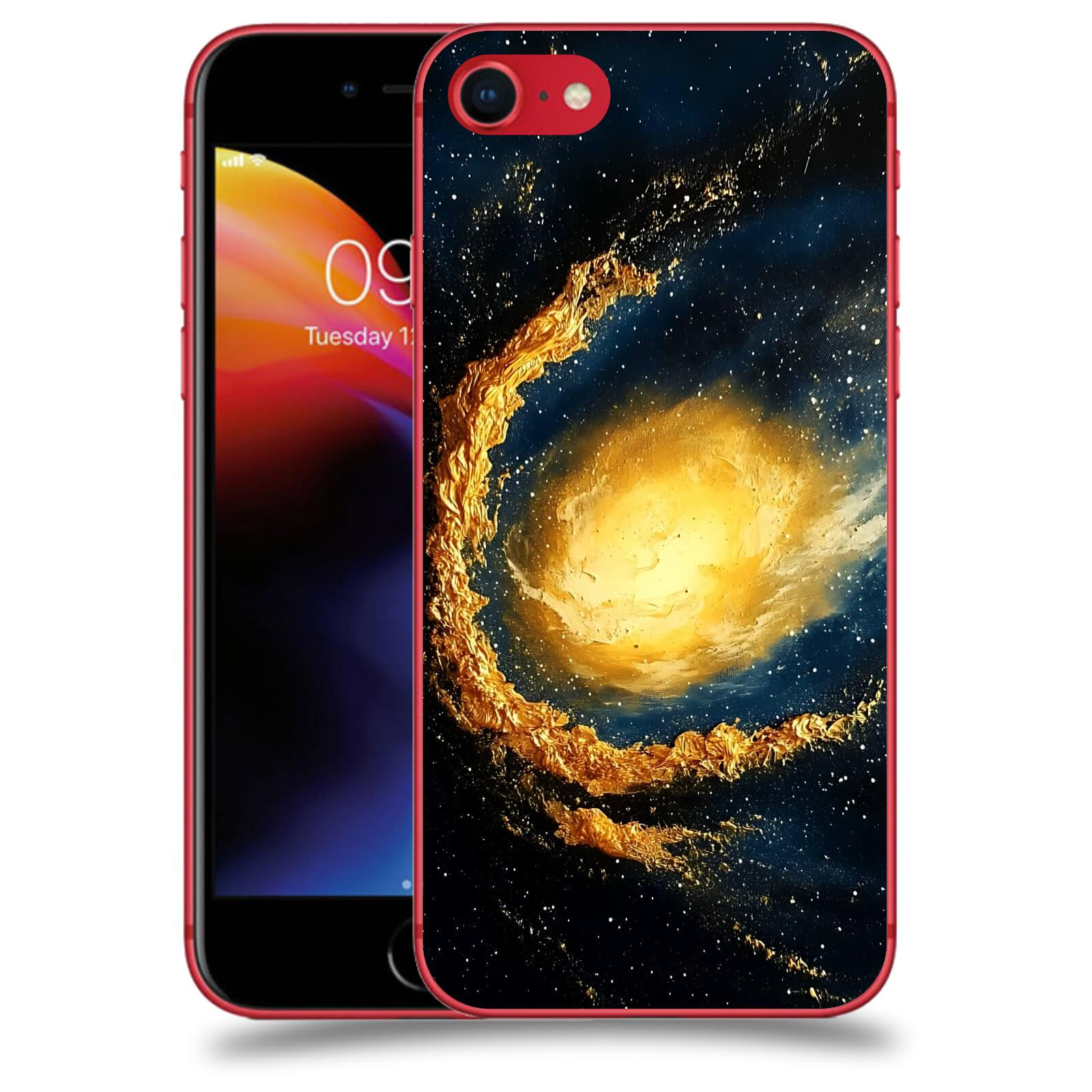 ACOVER Kryt na mobil Apple iPhone 8 - Noční obloha II