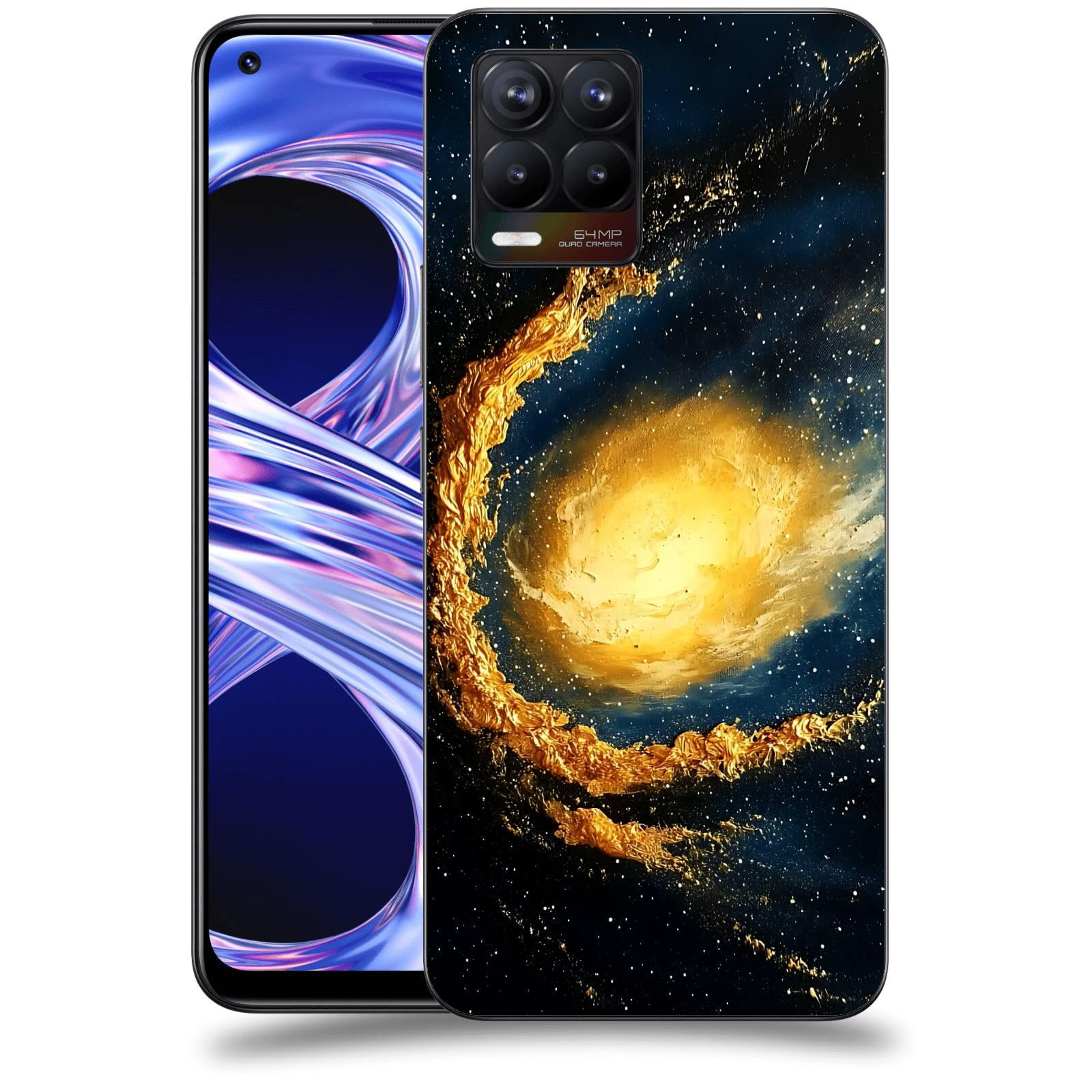 ACOVER Kryt na mobil Realme 8 - Noční obloha II
