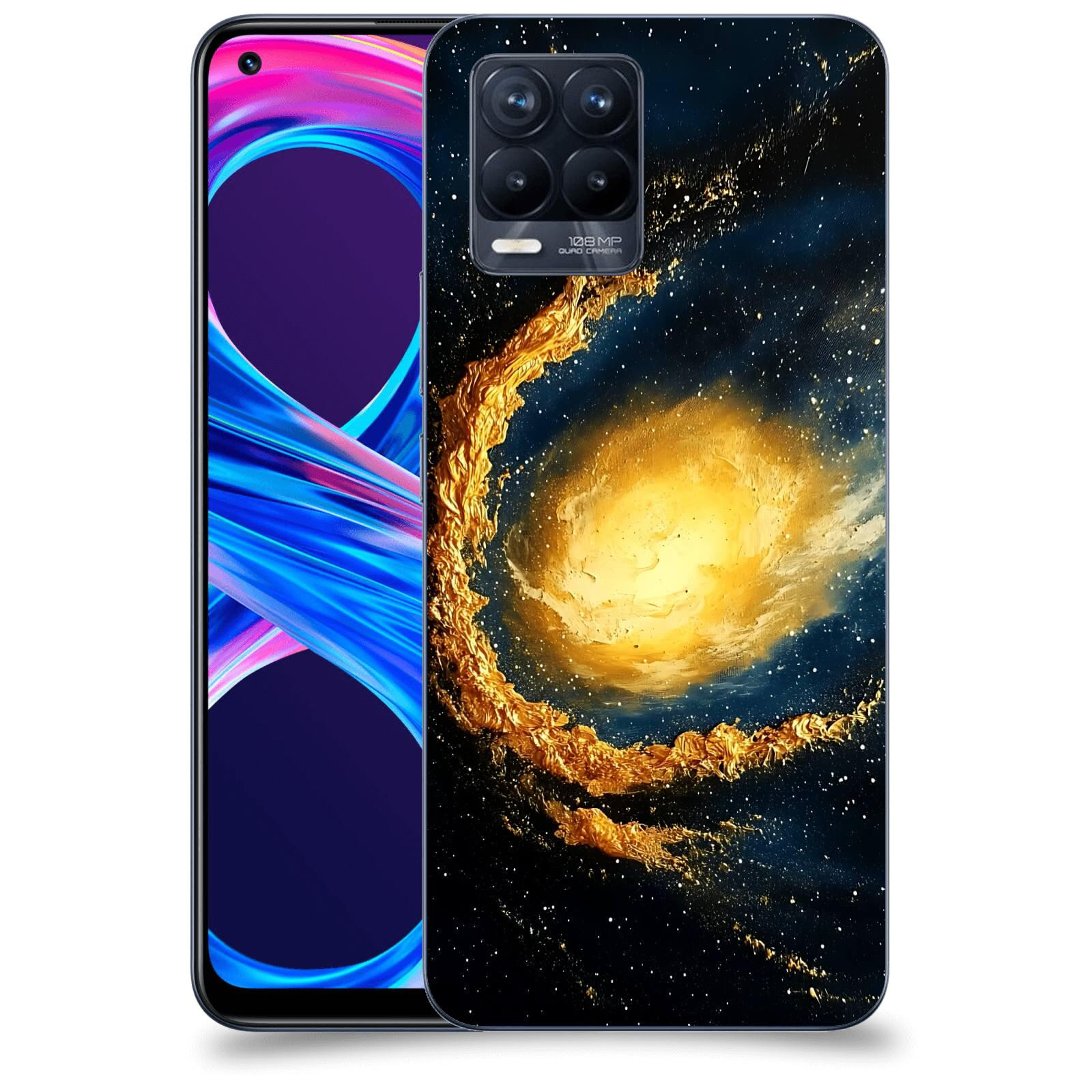 ACOVER Kryt na mobil Realme 8 Pro - Noční obloha II