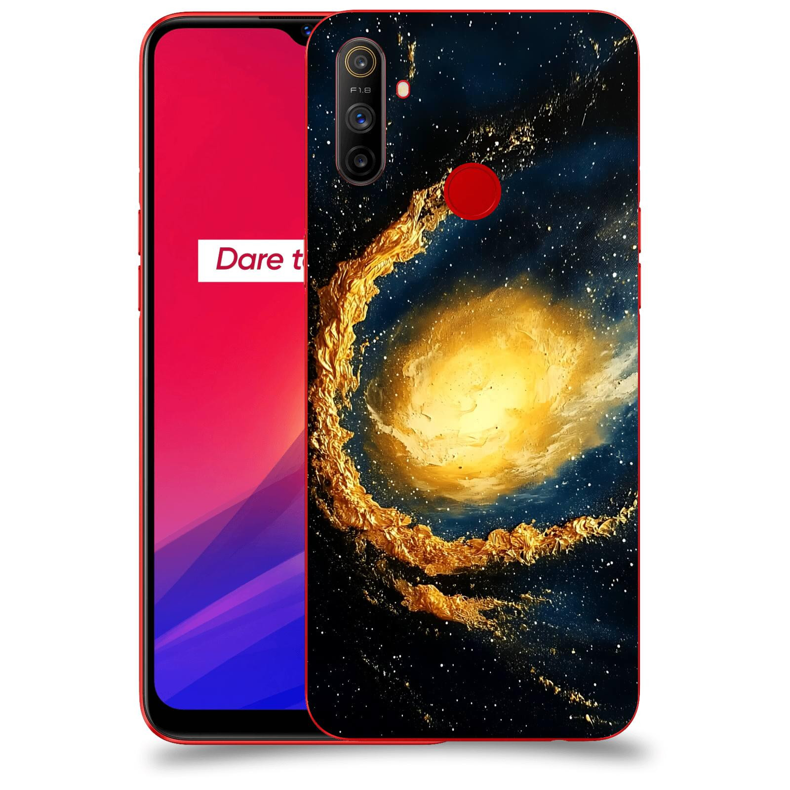 ACOVER Kryt na mobil Realme C3 - Noční obloha II