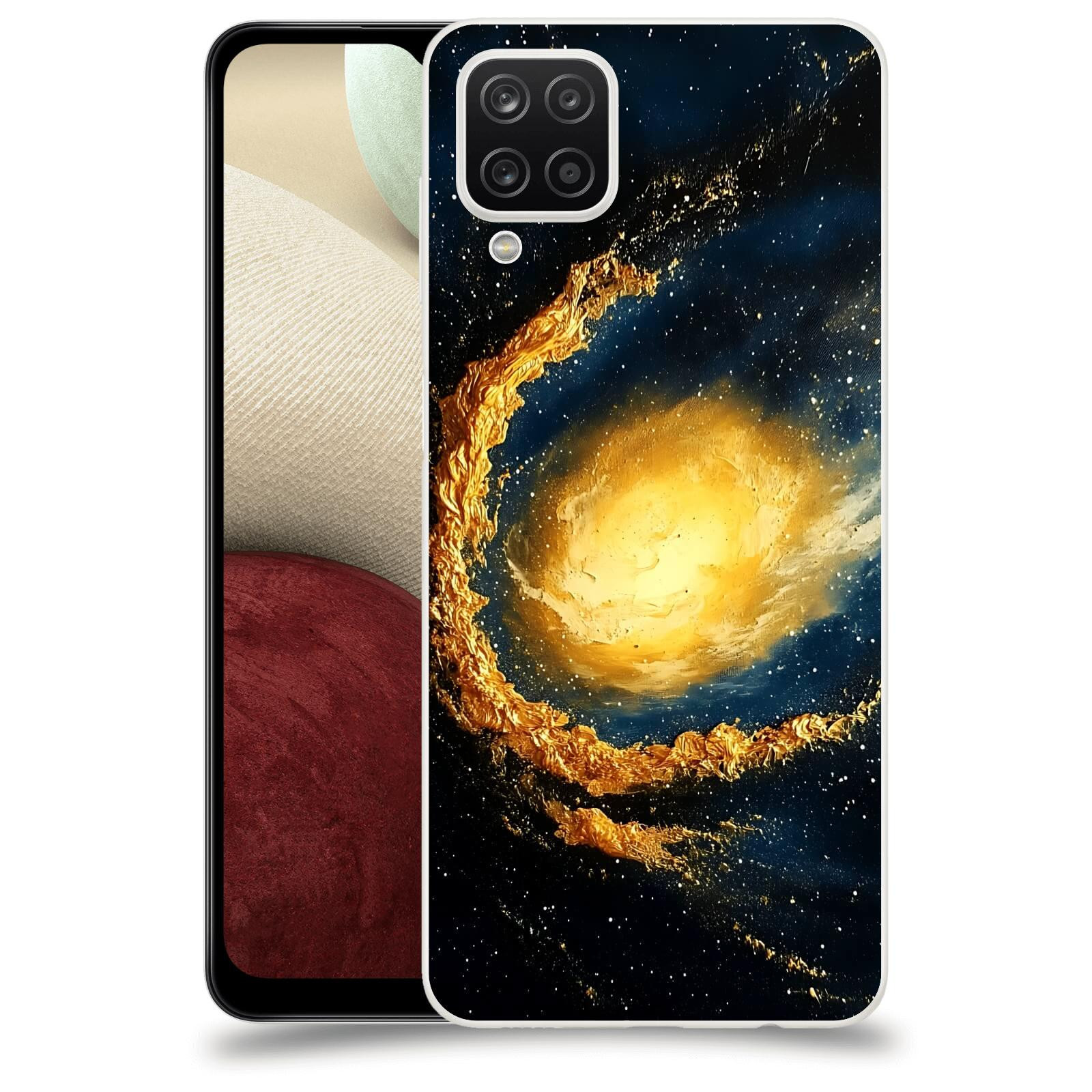 ACOVER Kryt na mobil Samsung Galaxy A12 A125F - Noční obloha II