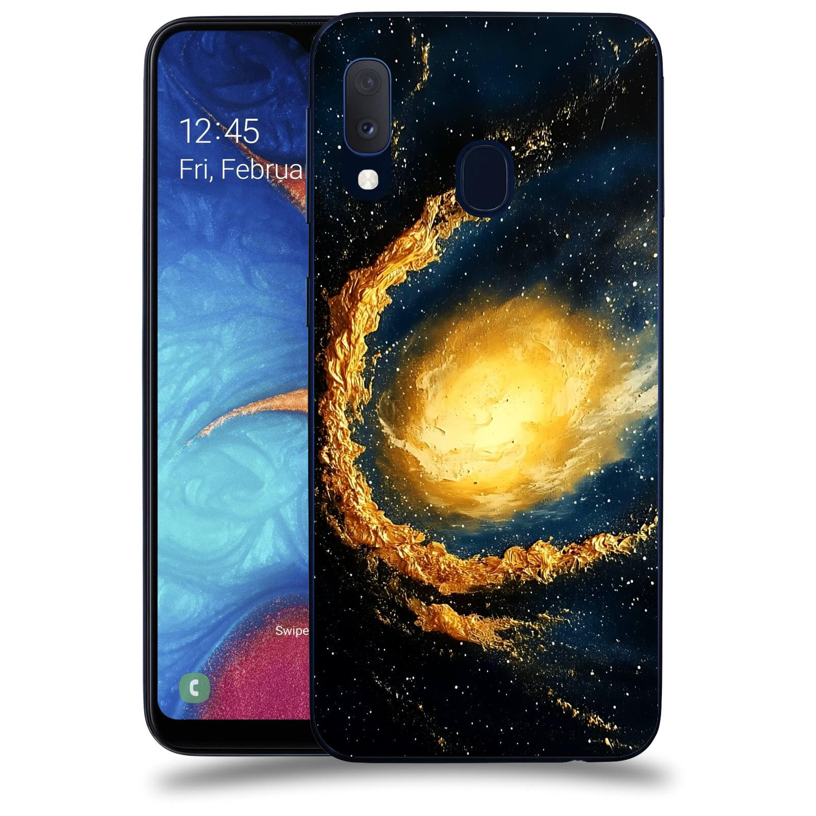 ACOVER Kryt na mobil Samsung Galaxy A20e A202F - Noční obloha II