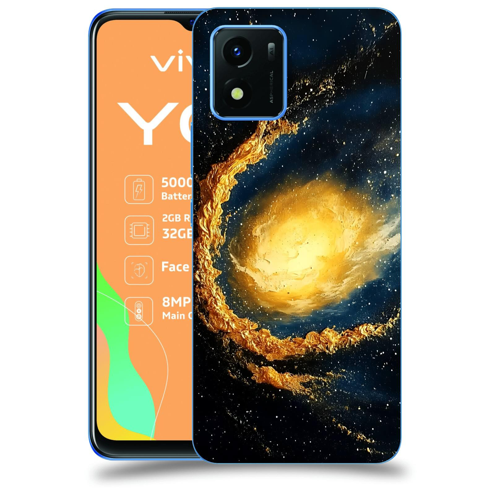 ACOVER Kryt na mobil Vivo Y01 - Noční obloha II