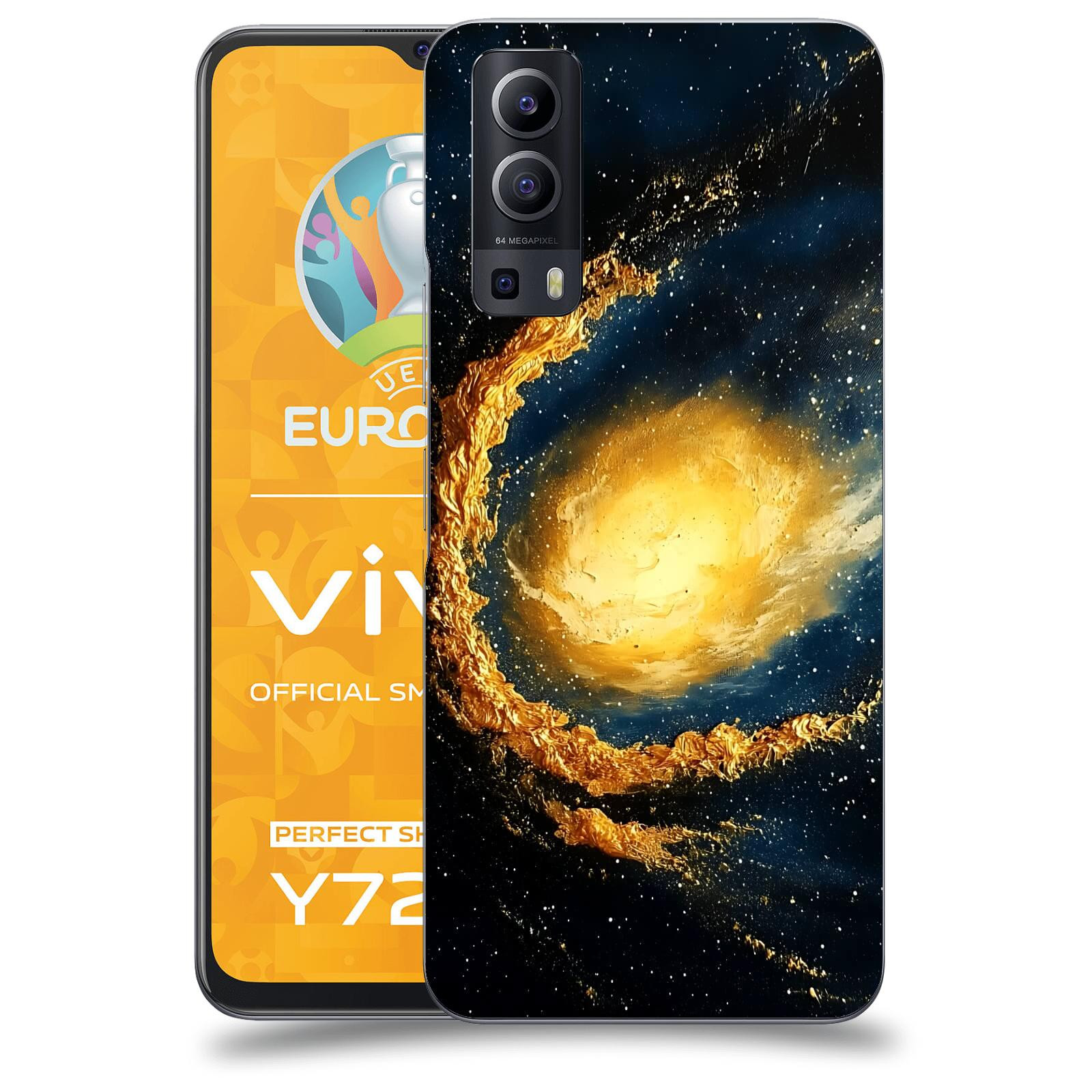 ACOVER Kryt na mobil Vivo Y72 5G - Noční obloha II