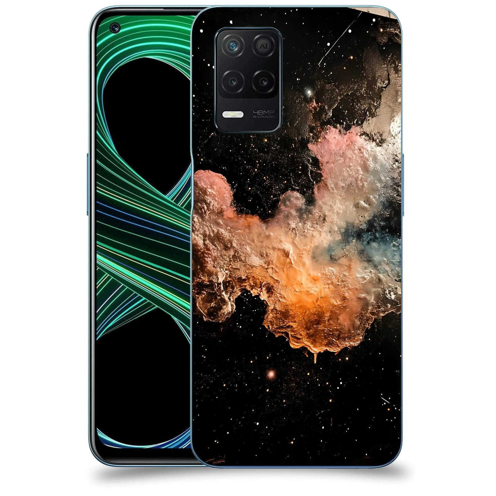 ACOVER Kryt na mobil Realme 8 5G - Noční obloha III
