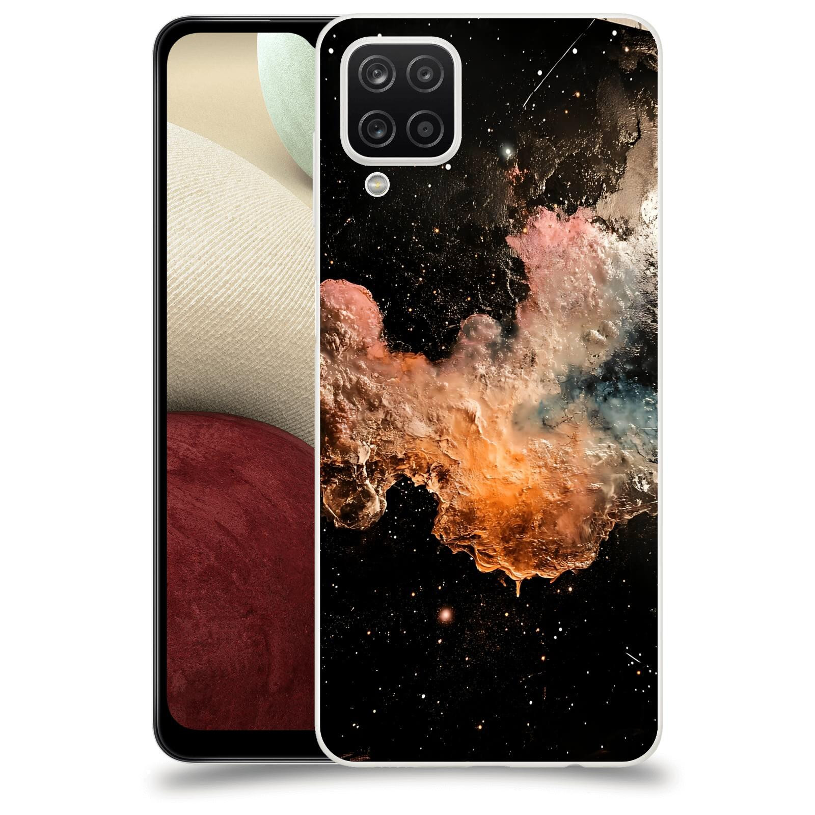 ACOVER Kryt na mobil Samsung Galaxy A12 A125F - Noční obloha III