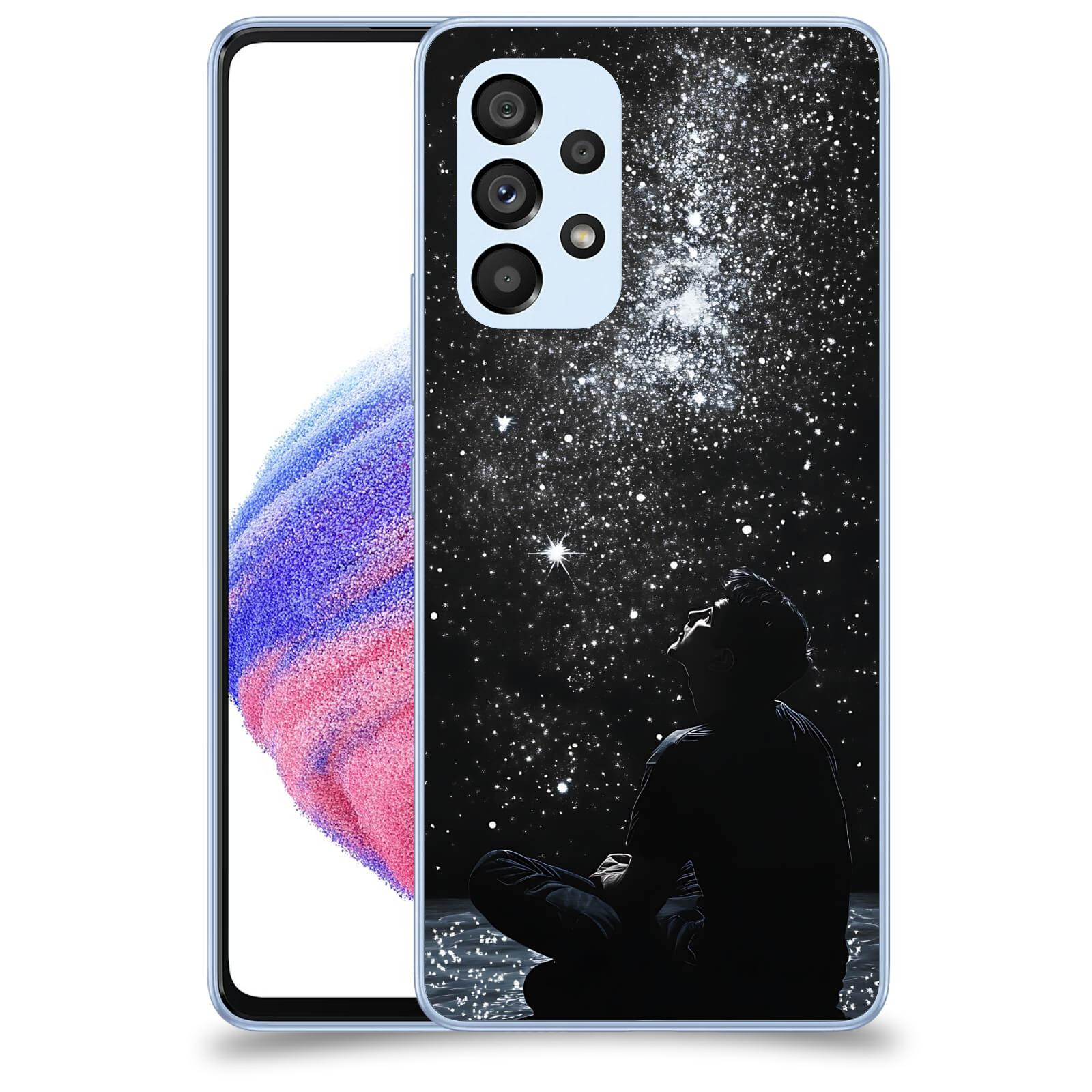 ACOVER Kryt na mobil Samsung Galaxy A32 5G A326B - Noční obloha V