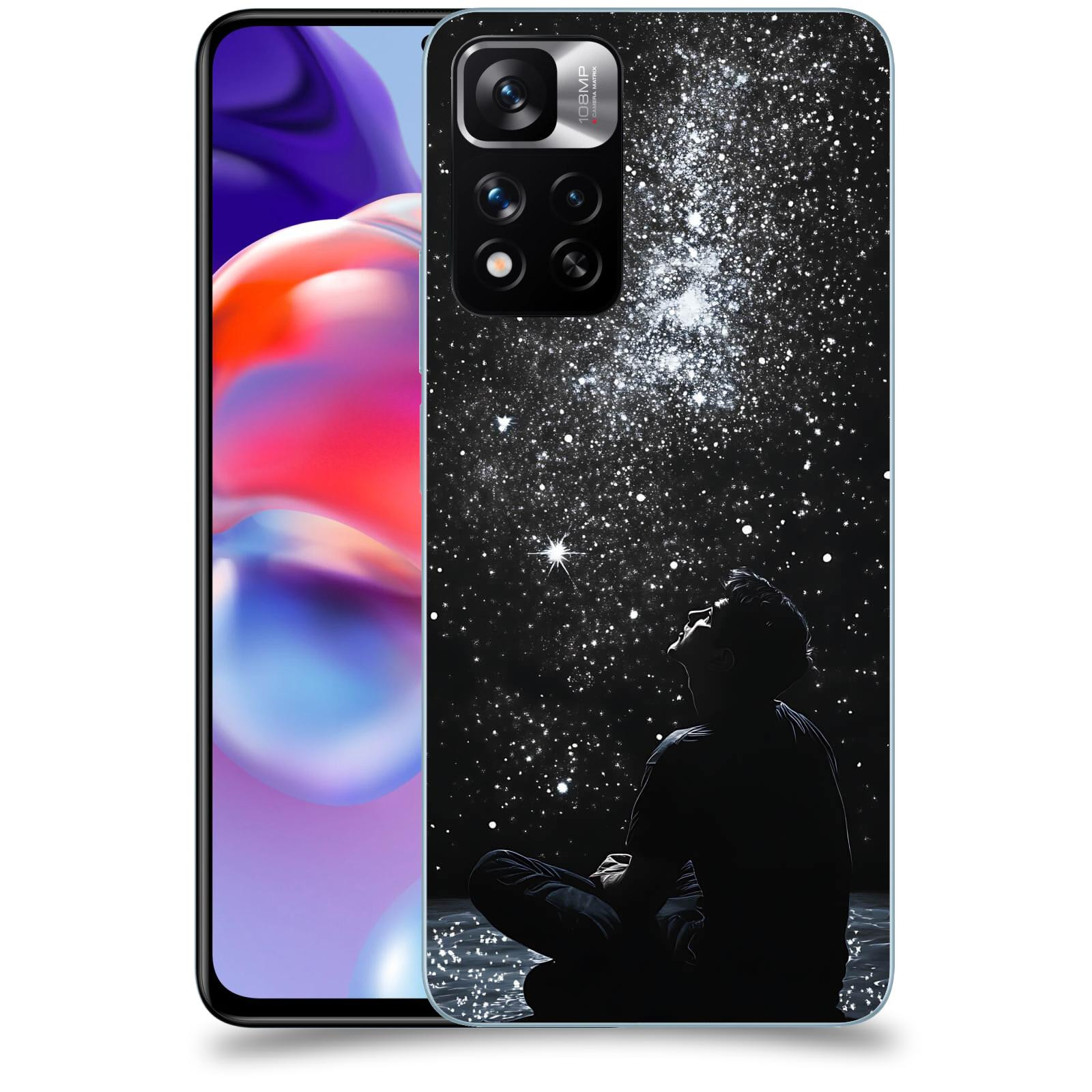 ACOVER Kryt na mobil Xiaomi Redmi Note 11 Pro+ 5G - Noční obloha V