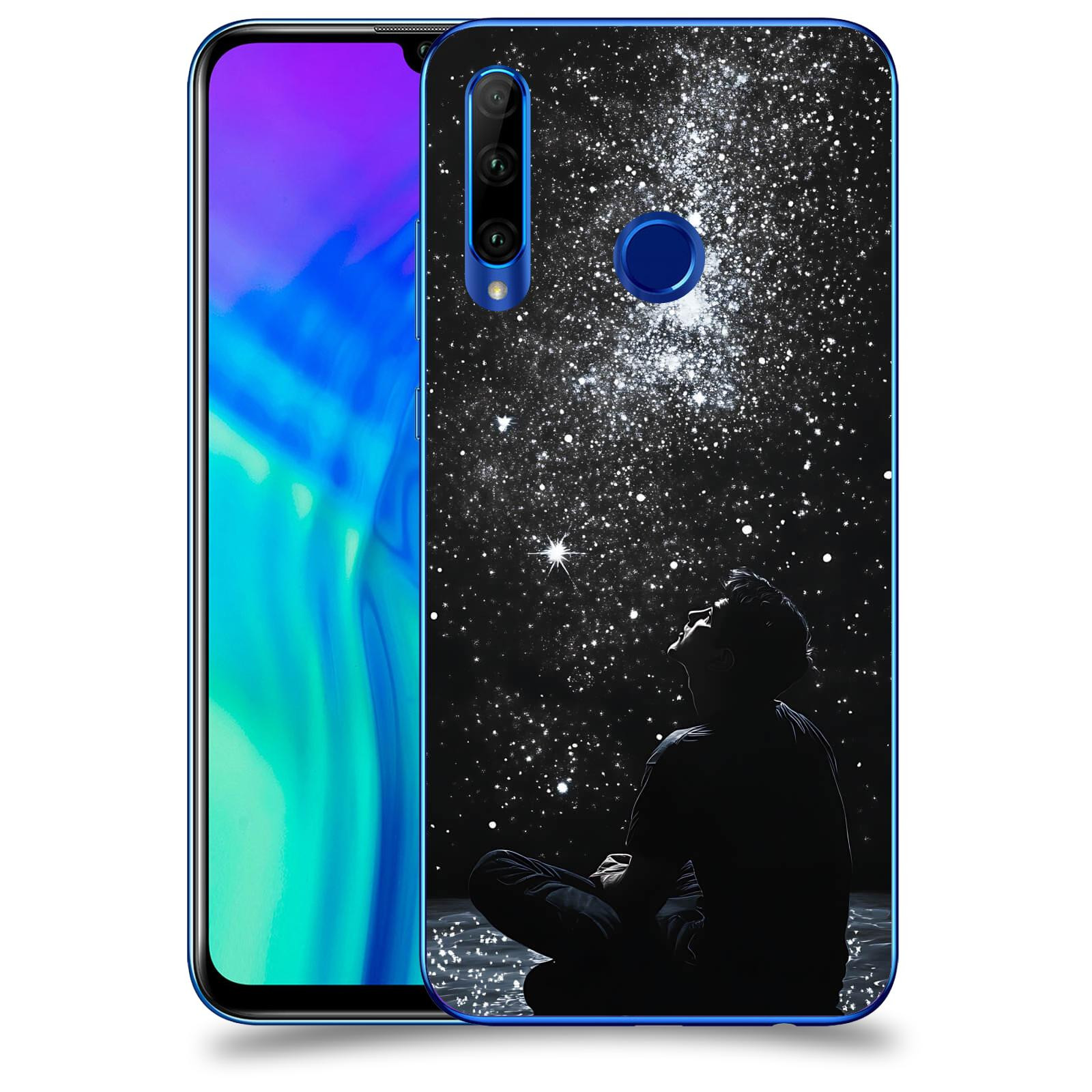 ACOVER Kryt na mobil Honor 20 Lite - Noční obloha V