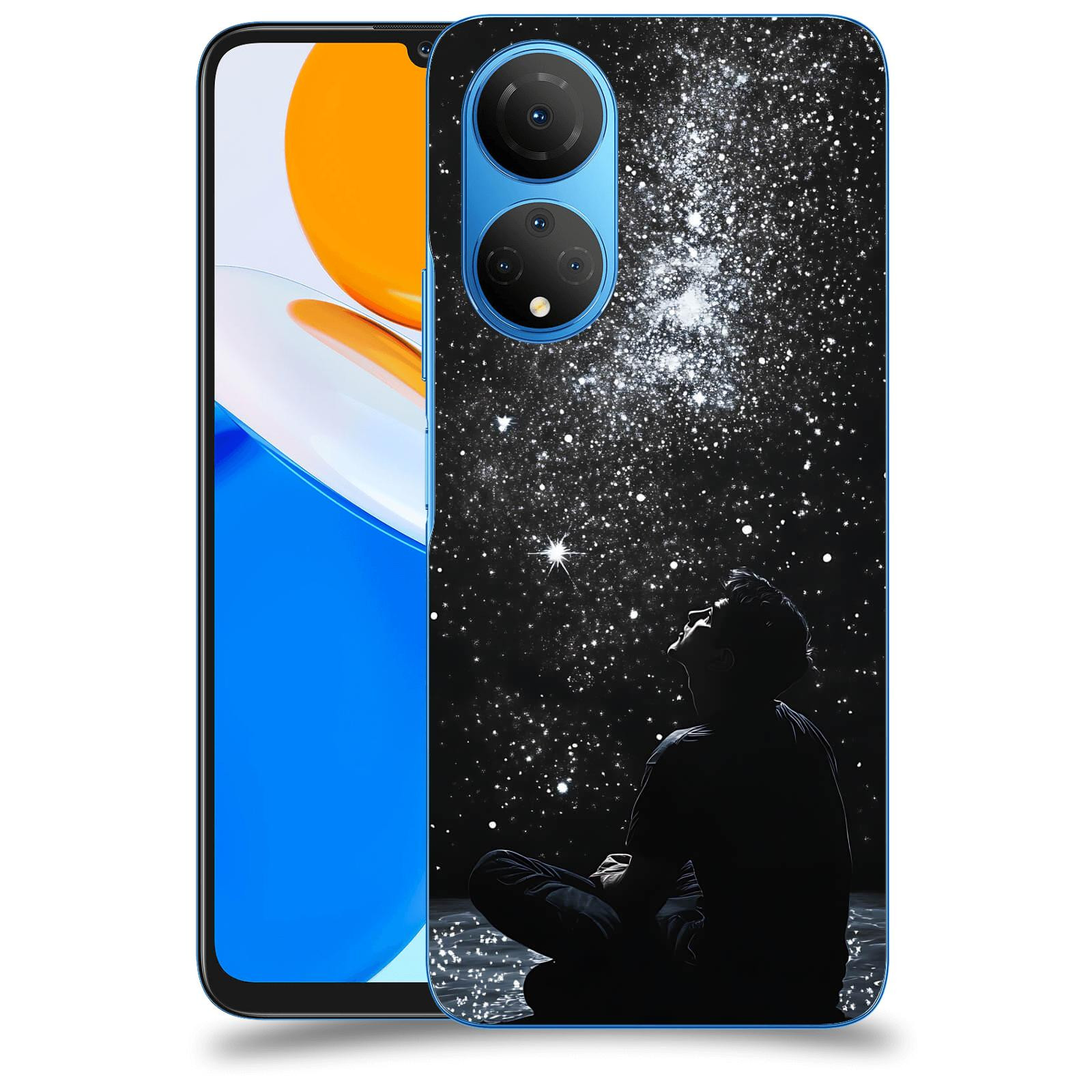 ACOVER Kryt na mobil Honor X7 - Noční obloha V