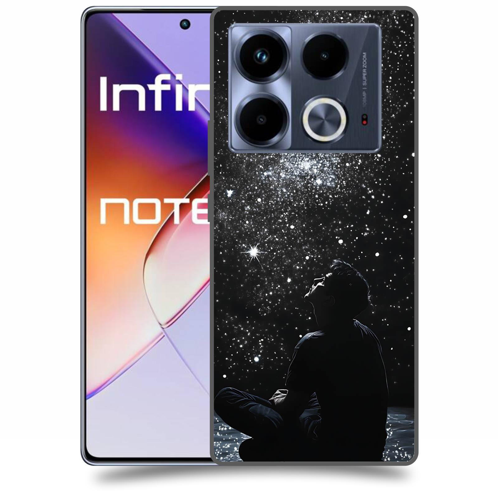 ACOVER Kryt na mobil Infinix Note 40 - Noční obloha V