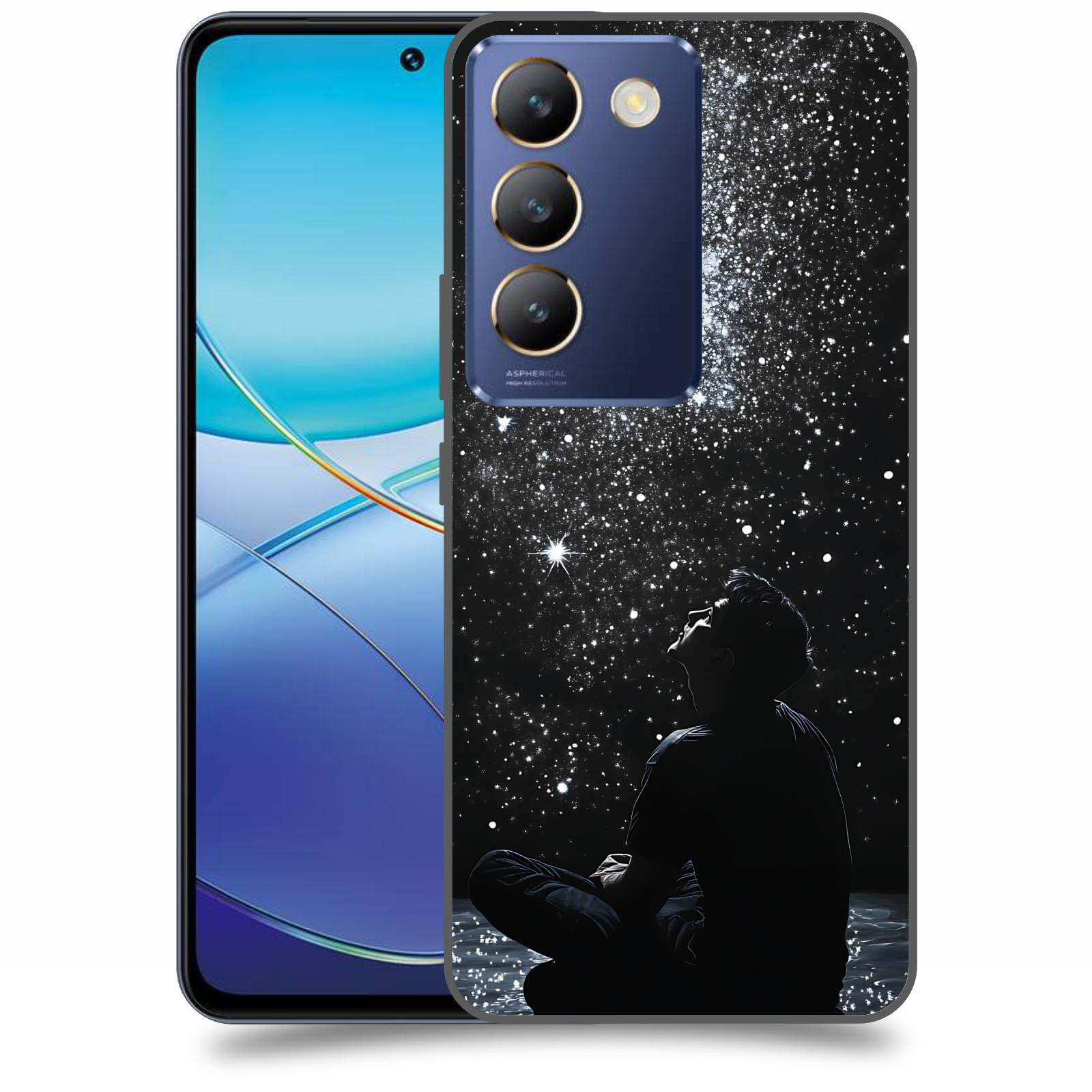 ACOVER Kryt na mobil Vivo V40SE - Noční obloha V