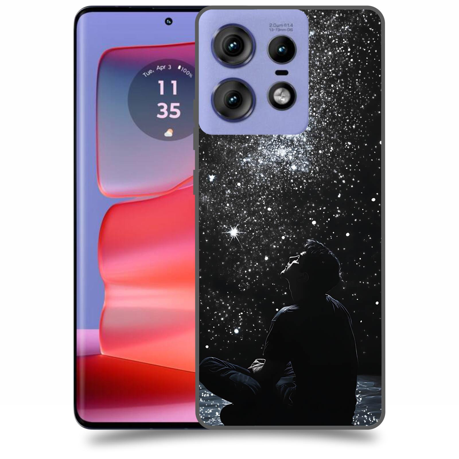 ACOVER Kryt na mobil Motorola Edge 50 Pro - Noční obloha V