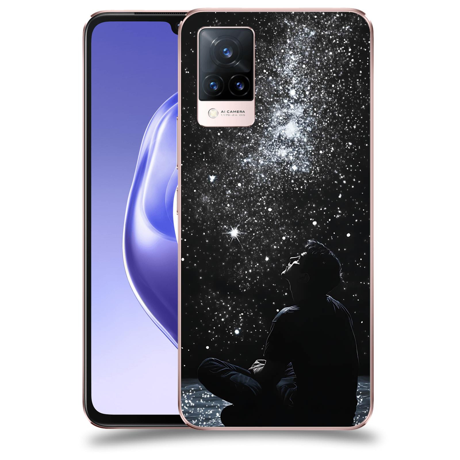 ACOVER Kryt na mobil Vivo V21 5G - Noční obloha V