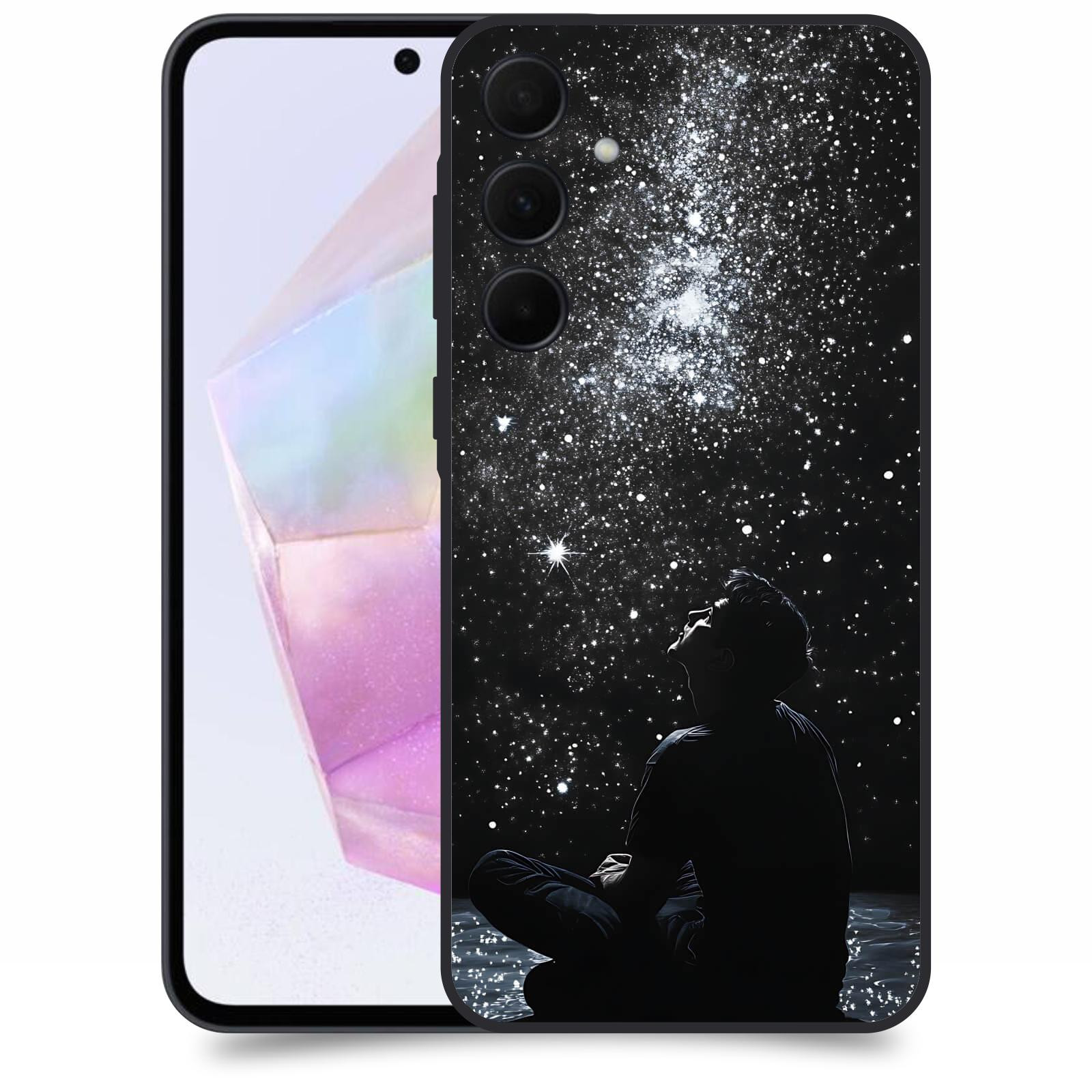 ACOVER Kryt na mobil Samsung Galaxy A35 5G - Noční obloha V