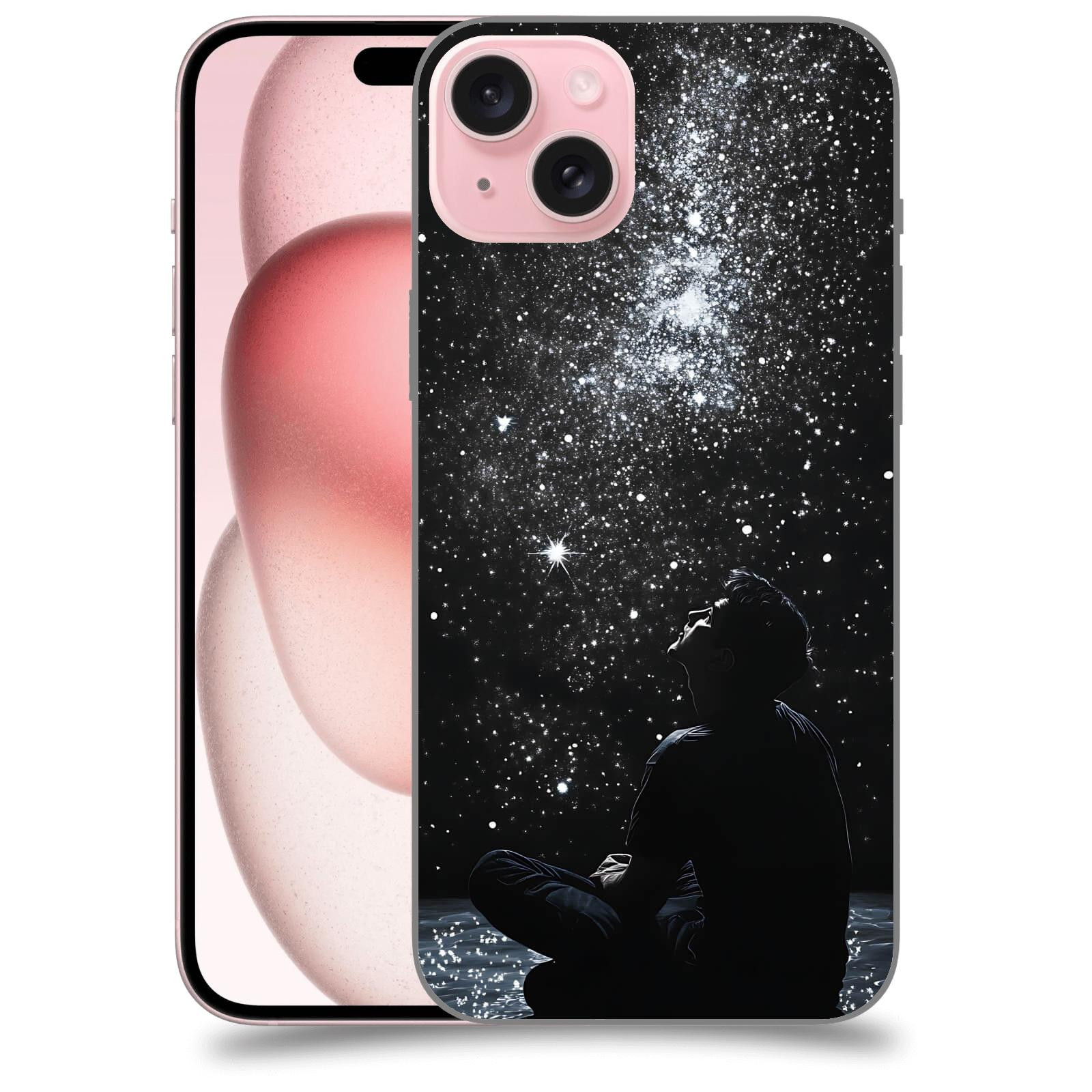 ACOVER Kryt na mobil Apple iPhone 15 plus - Noční obloha V