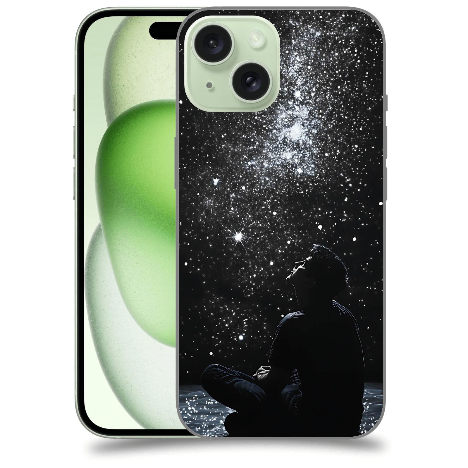 ACOVER Kryt na mobil Apple iPhone 15 - Noční obloha V