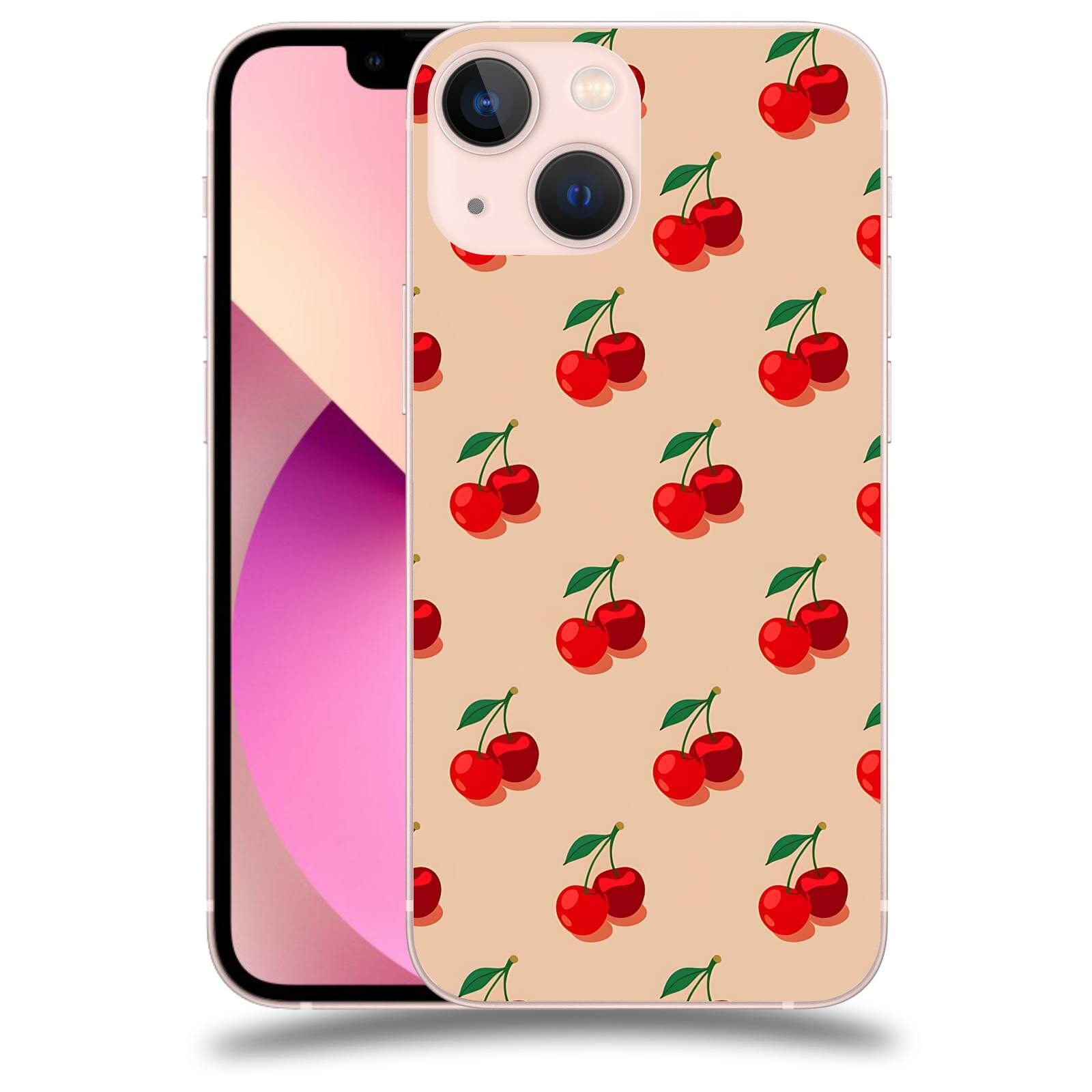 ACOVER Kryt na mobil Apple iPhone 13 mini - Šťavnaté třešně