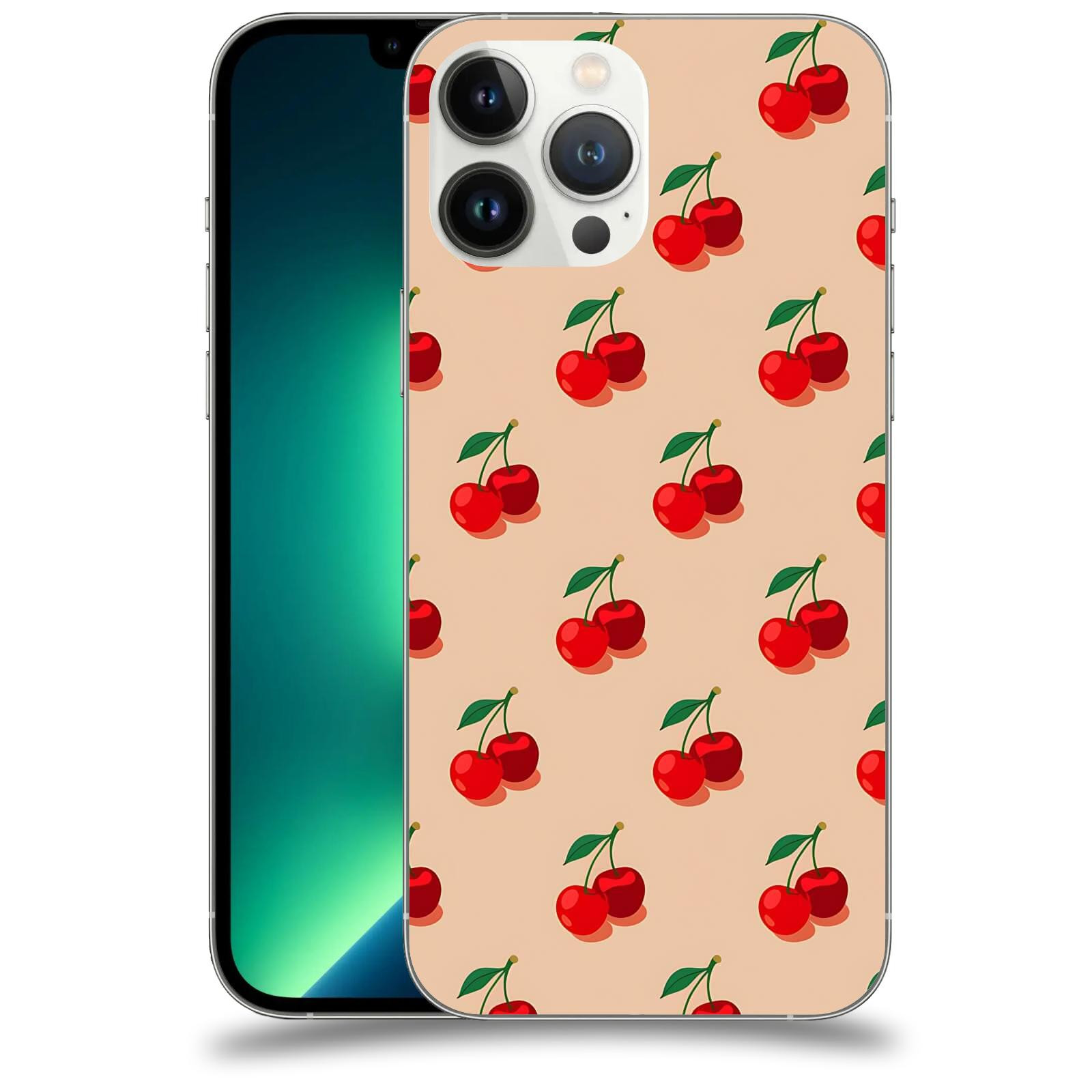 ACOVER Kryt na mobil Apple iPhone 13 Pro Max - Šťavnaté třešně