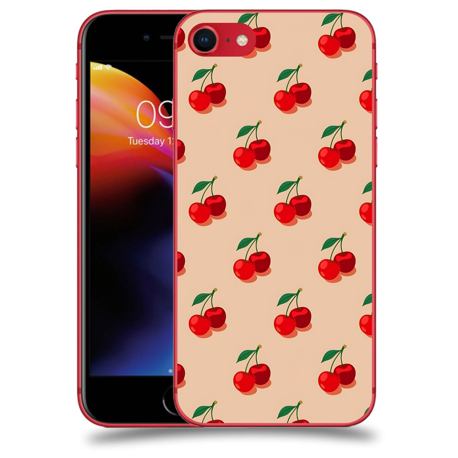 ACOVER Kryt na mobil Apple iPhone 8 - Šťavnaté třešně