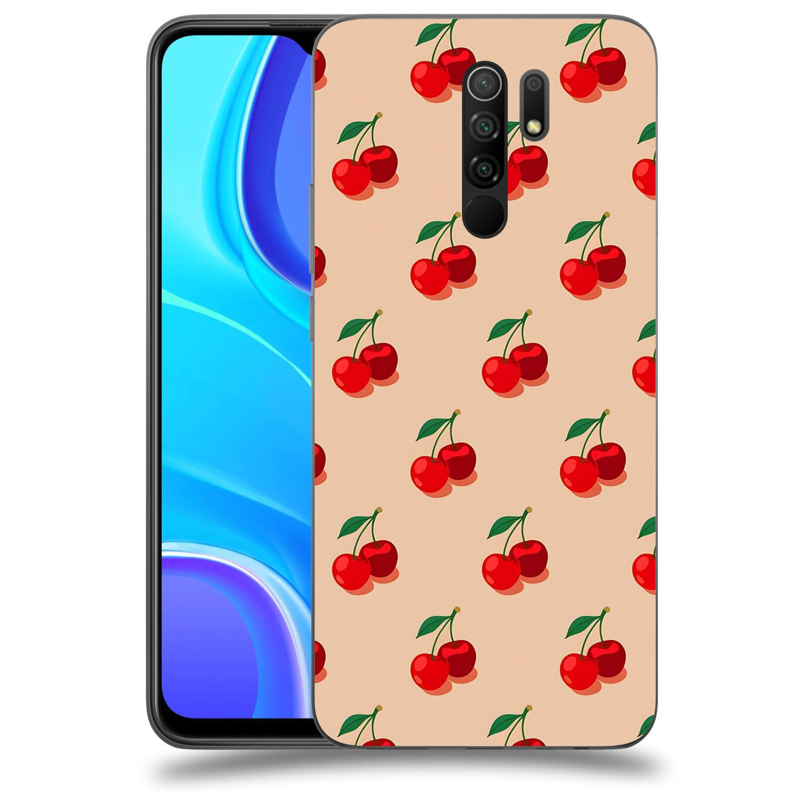 ACOVER Kryt na mobil Xiaomi Redmi 9 - Šťavnaté třešně