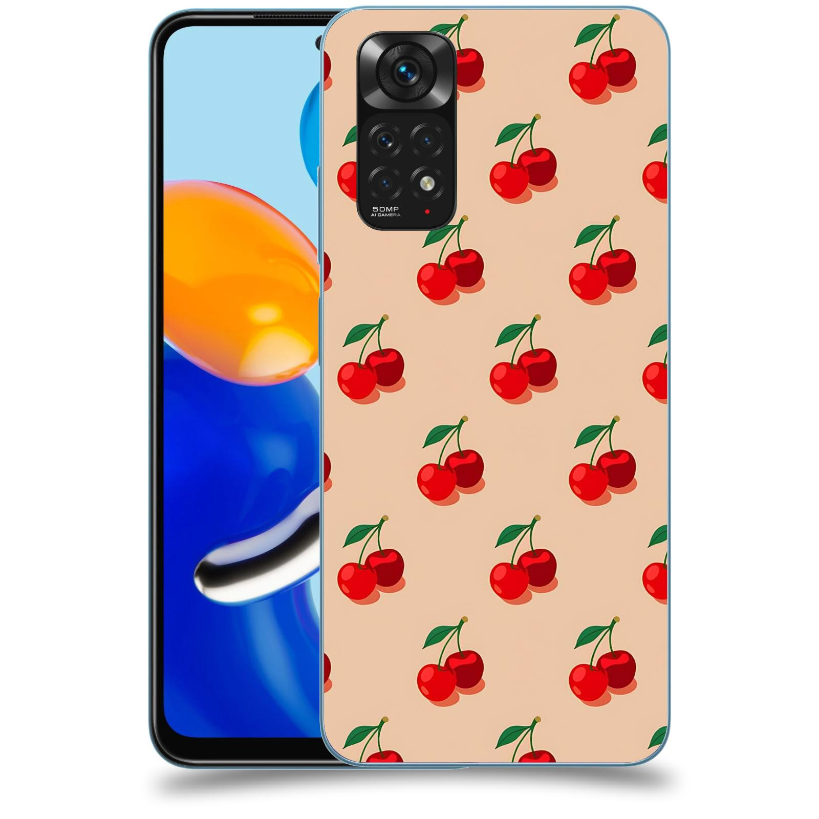 ACOVER Kryt na mobil Xiaomi Redmi Note 11 - Šťavnaté třešně