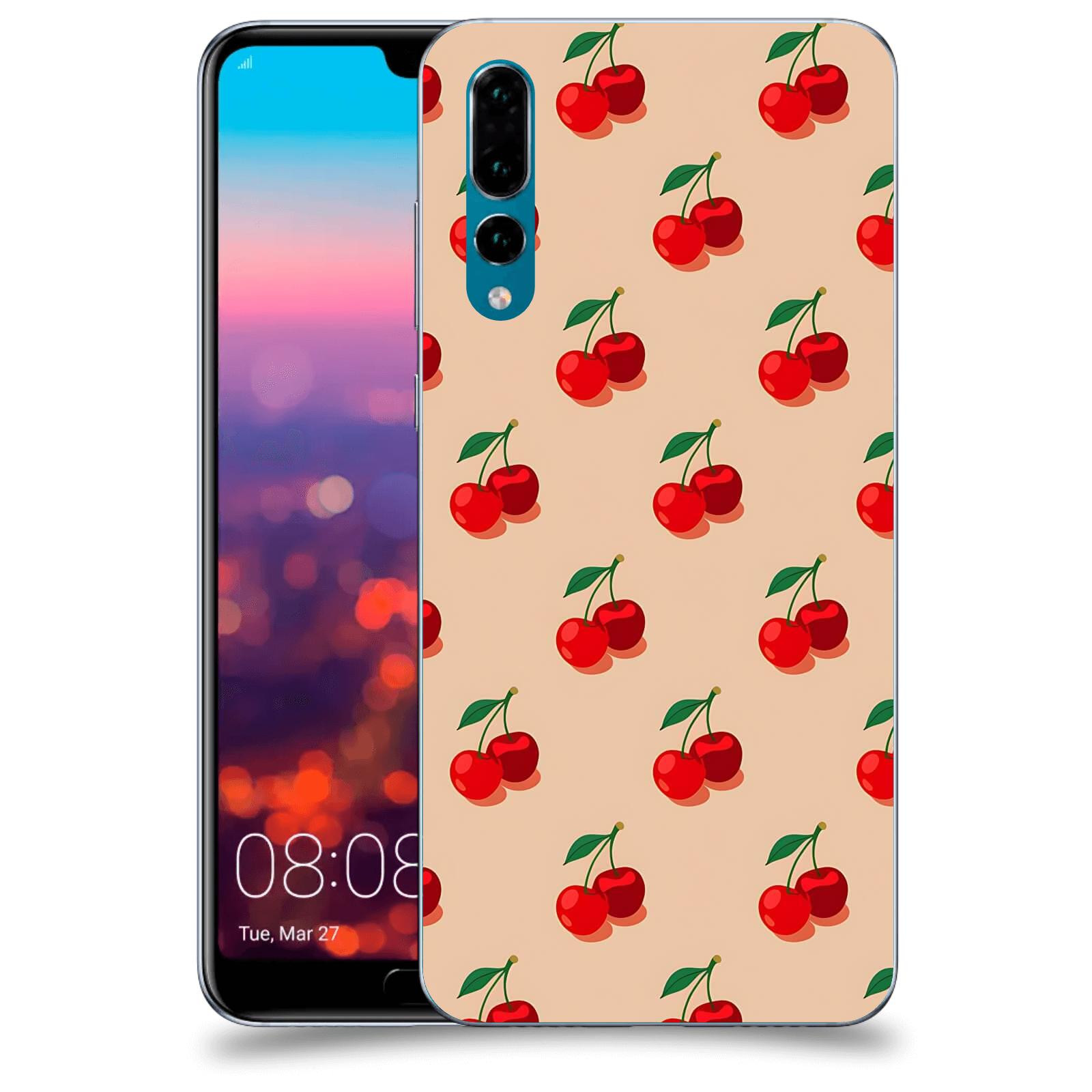 ACOVER Kryt na mobil Huawei P20 Pro - Šťavnaté třešně