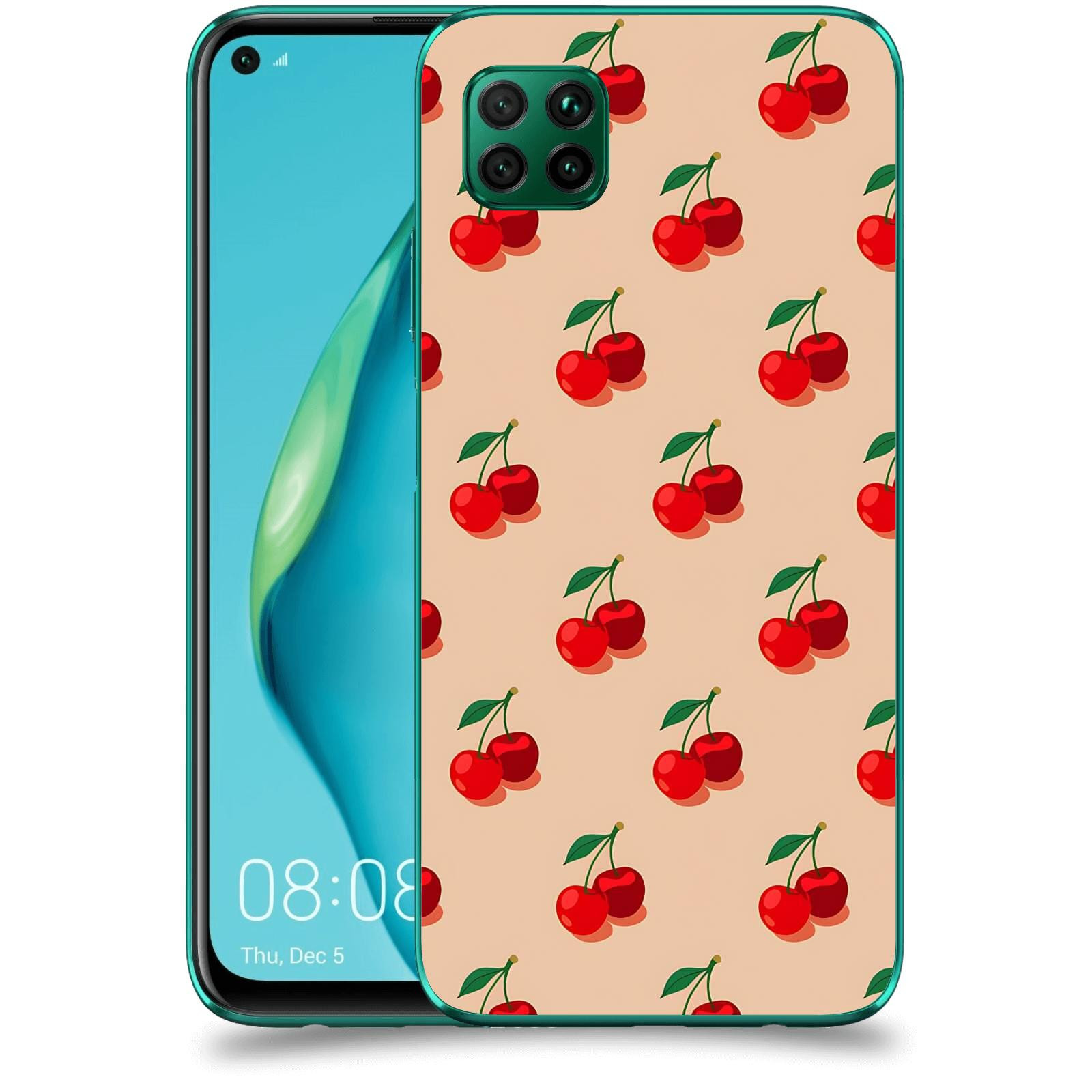 ACOVER Kryt na mobil Huawei P40 Lite - Šťavnaté třešně