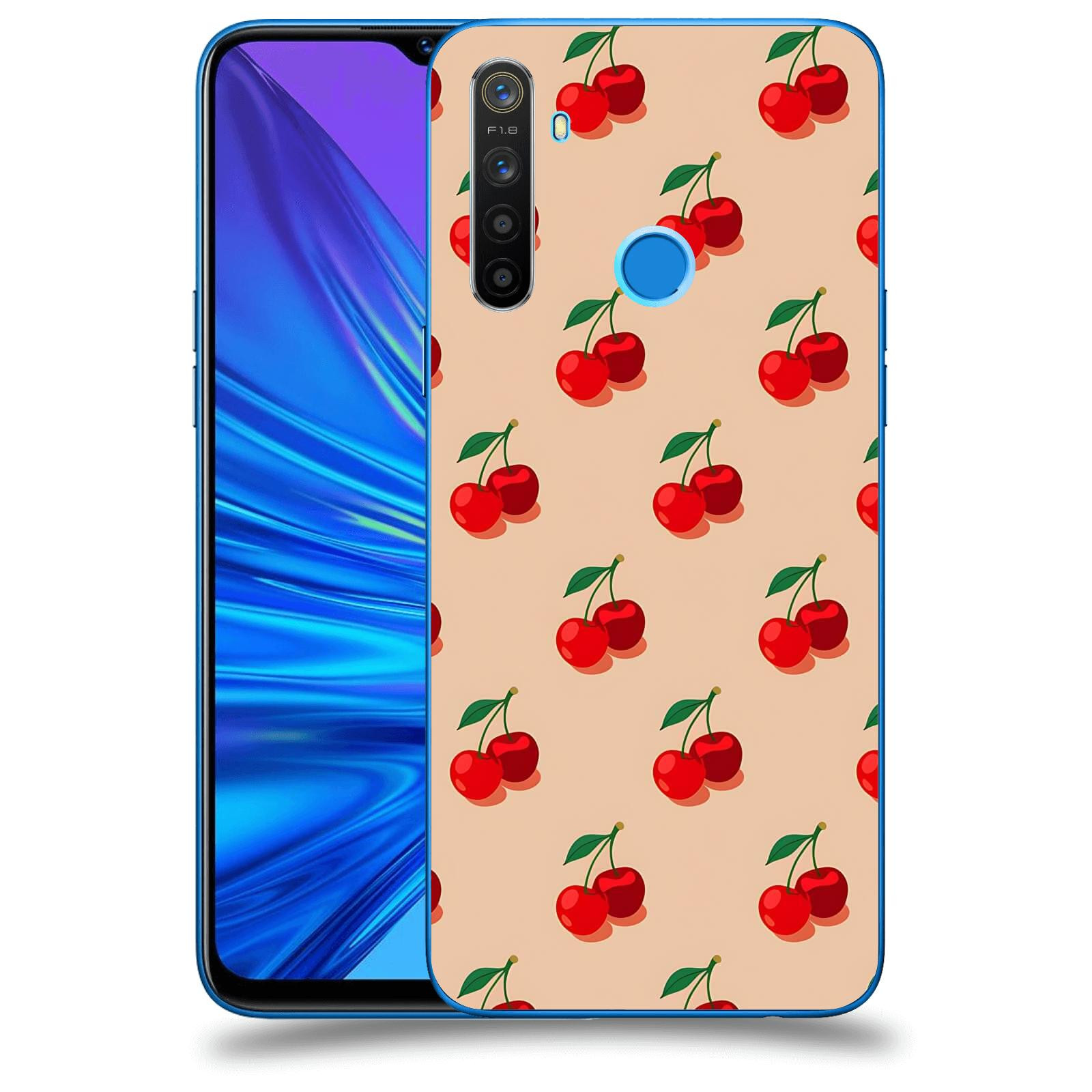ACOVER Kryt na mobil Realme 5 - Šťavnaté třešně