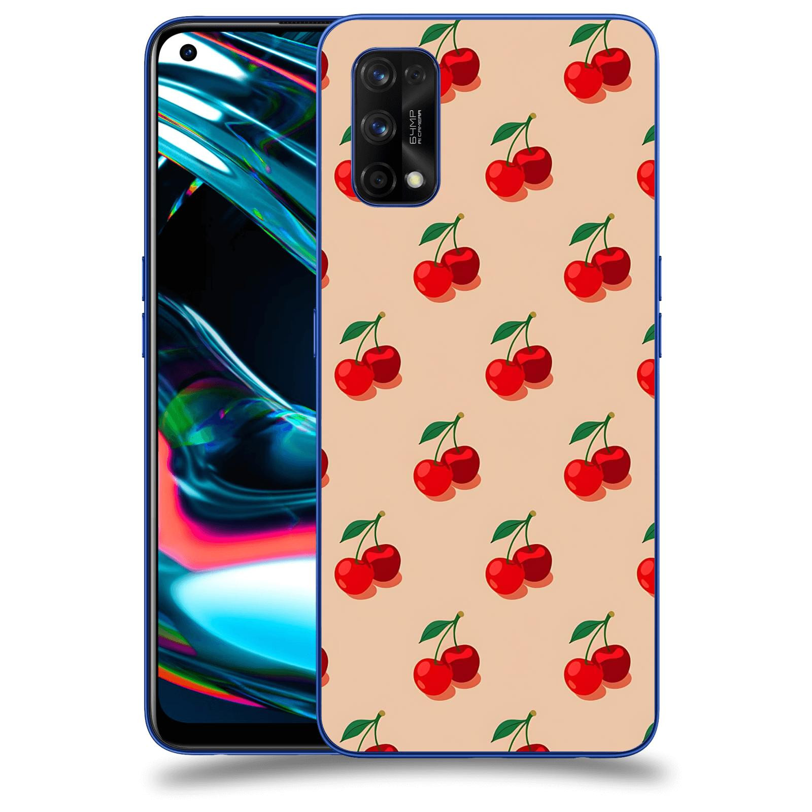 ACOVER Kryt na mobil Realme 7 Pro - Šťavnaté třešně