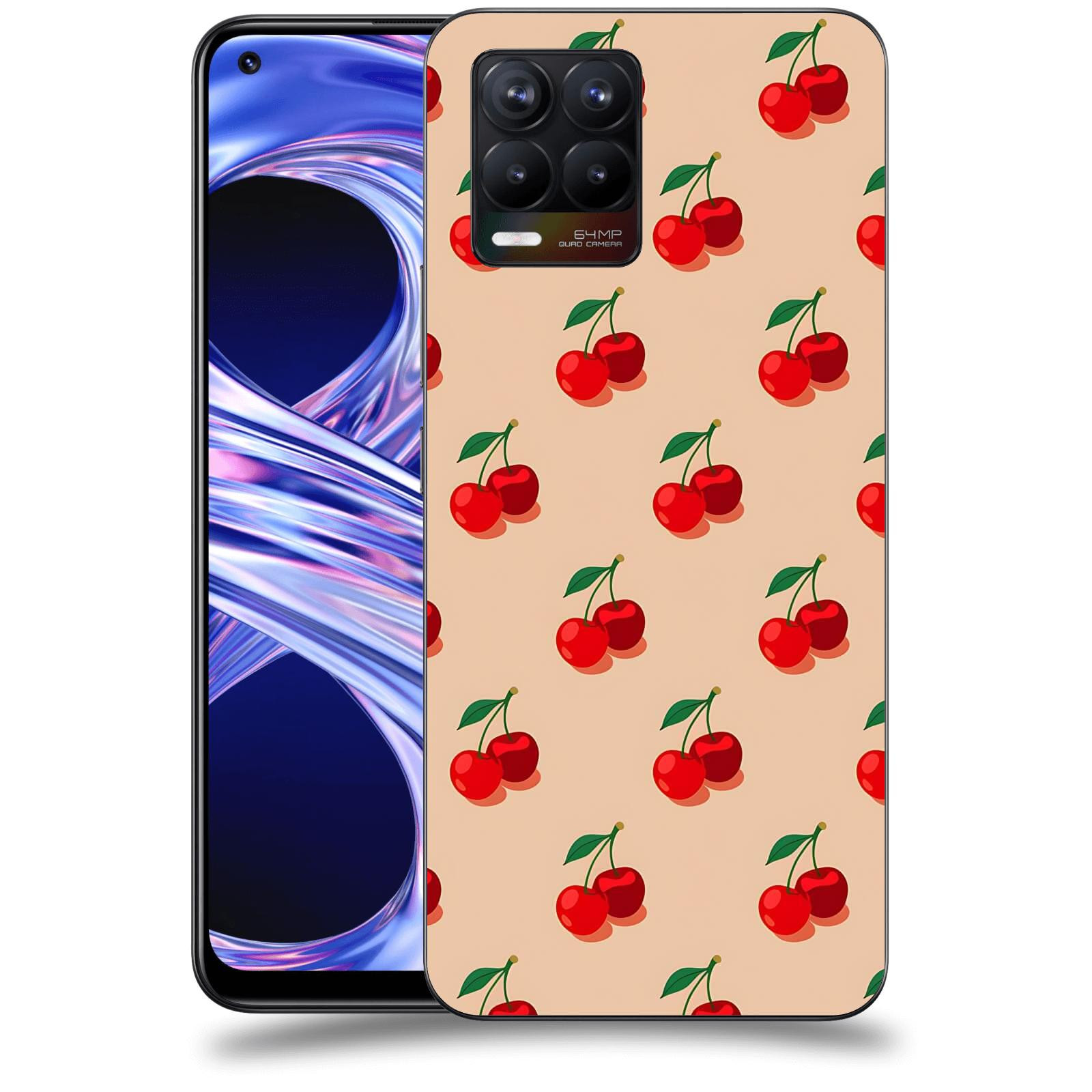 ACOVER Kryt na mobil Realme 8 - Šťavnaté třešně