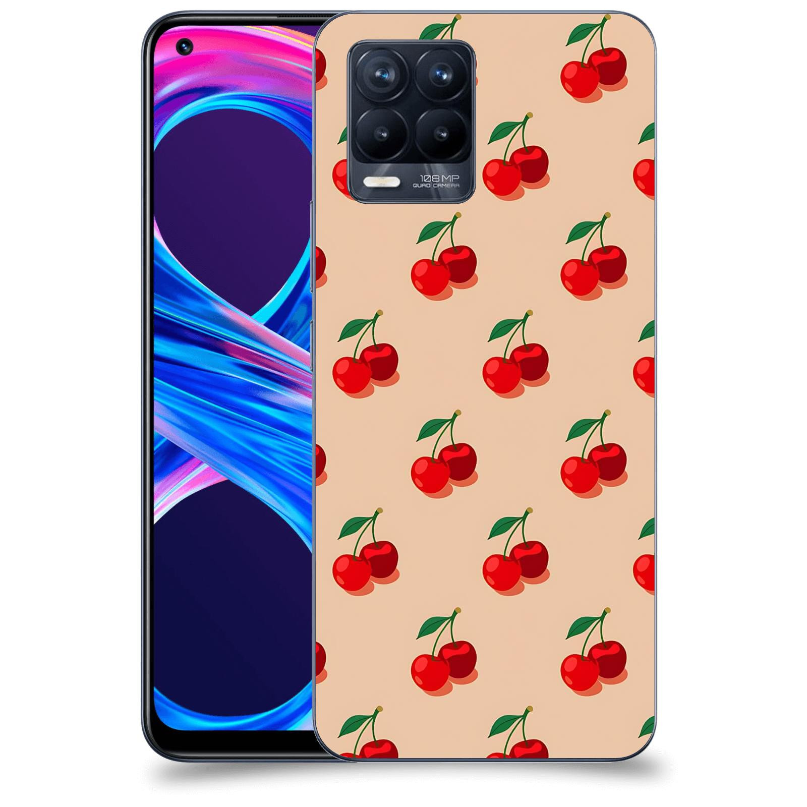 ACOVER Kryt na mobil Realme 8 Pro - Šťavnaté třešně